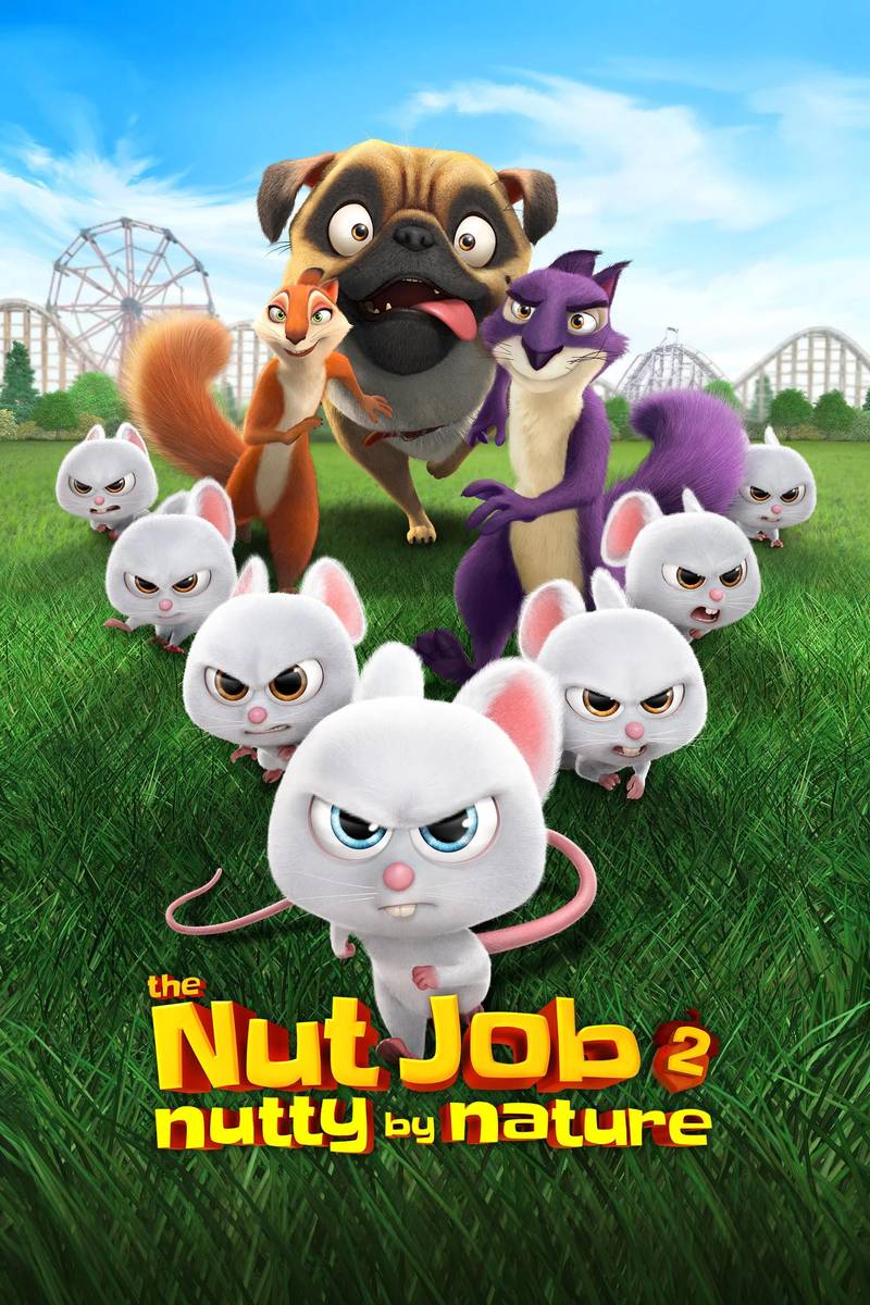Poster chính thức của phim Phim Hoạt Hình, Phim Gia Đình "Phi Vụ Hạt Dẻ 2" (The Nut Job 2: Nutty by Nature - 2017), với sự tham gia của diễn viên Will Arnett và Maya Rudolph.