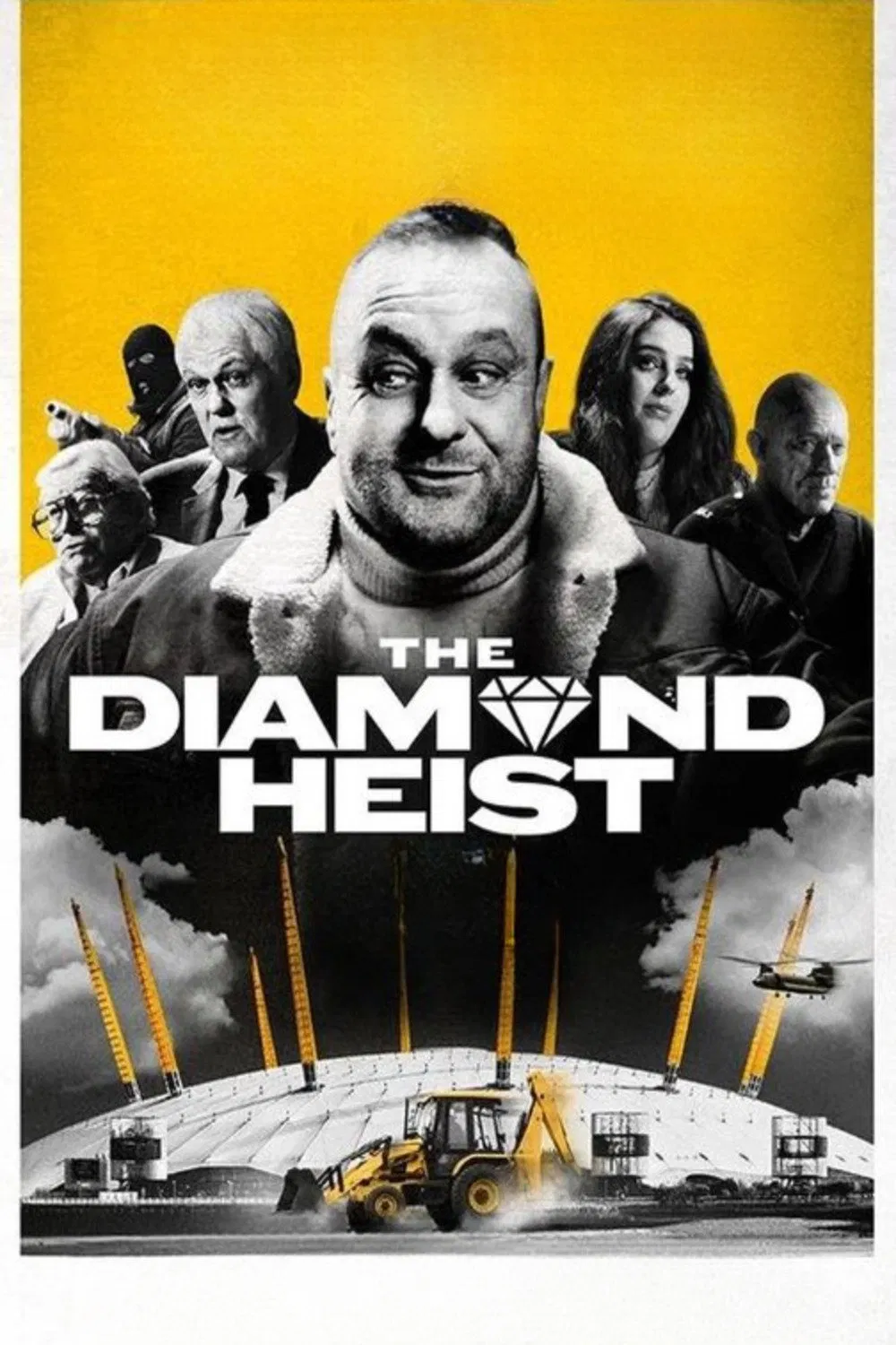 Poster chính thức của phim Phim Tài Liệu, Phim Hình Sự "Phi Vụ Kim Cương: Ngôi Sao Thiên Niên Kỷ" (The Diamond Heist - 2025), với sự tham gia của diễn viên Nicholas Blatt và Λουκ Φίλποτ.