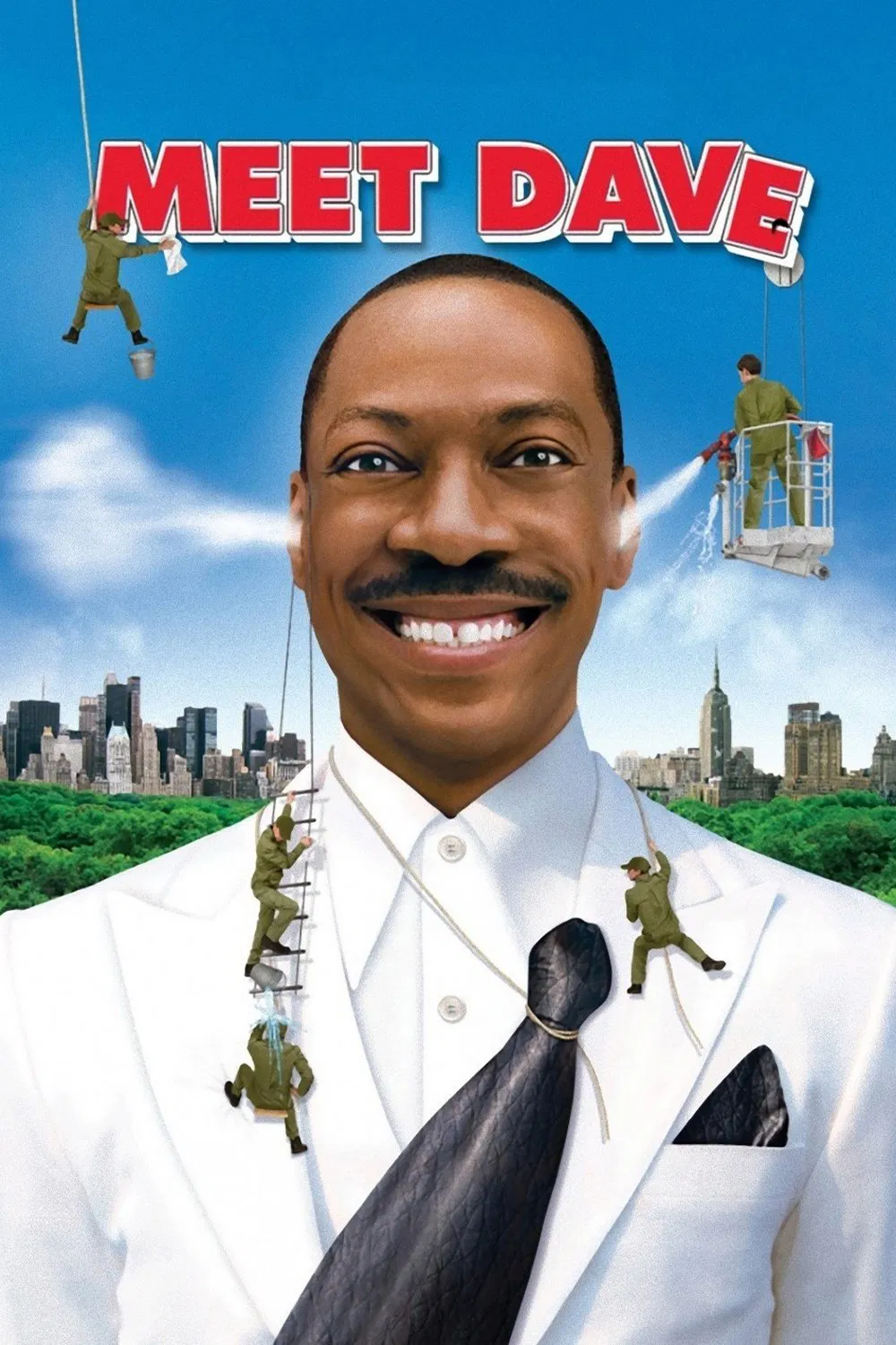 Poster chính thức của phim Phim Hài, Phim Viễn Tưởng "Phi Vụ Rắc Rối" (Meet Dave - 2008), với sự tham gia của diễn viên Eddie Murphy và Elizabeth Banks.