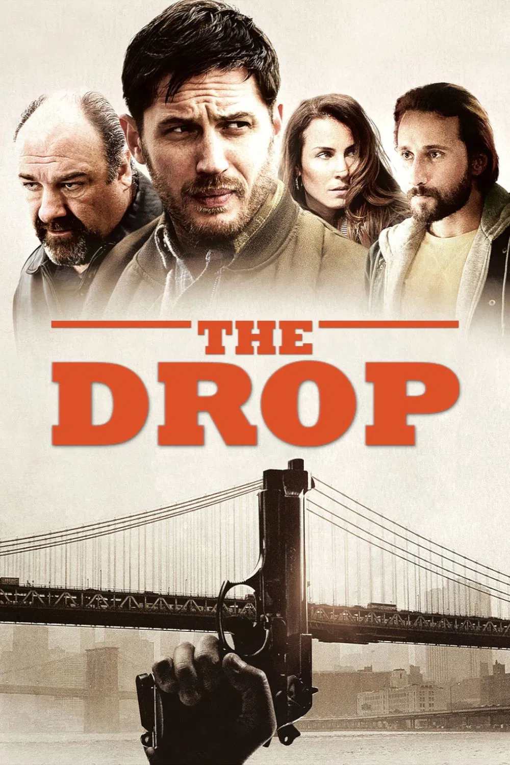 Poster chính thức của phim Phim Tâm Lý, Phim Hình Sự "Phi Vụ Rửa Tiền" (The Drop - 2014), với sự tham gia của diễn viên Tom Hardy và Noomi Rapace.