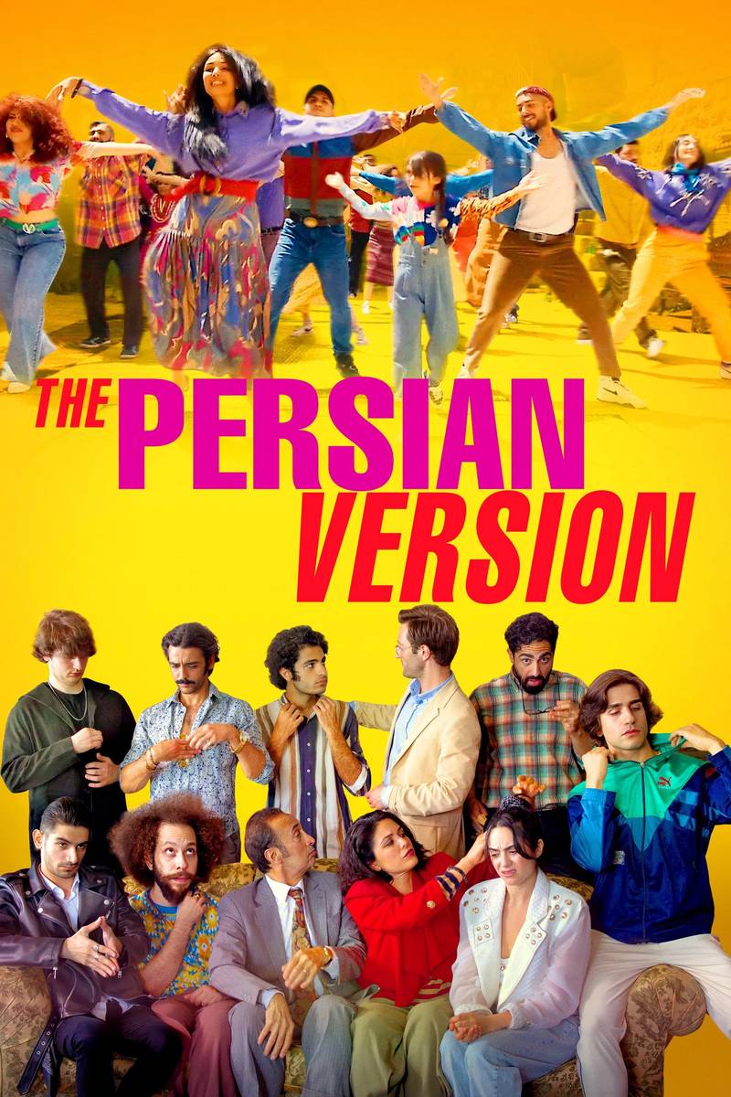 Poster chính thức của phim Phim Hài, Phim Tâm Lý "Phiên Bản Ba Tư" (The Persian Version - 2023), với sự tham gia của diễn viên Layla Mohammadi và Niousha Noor.