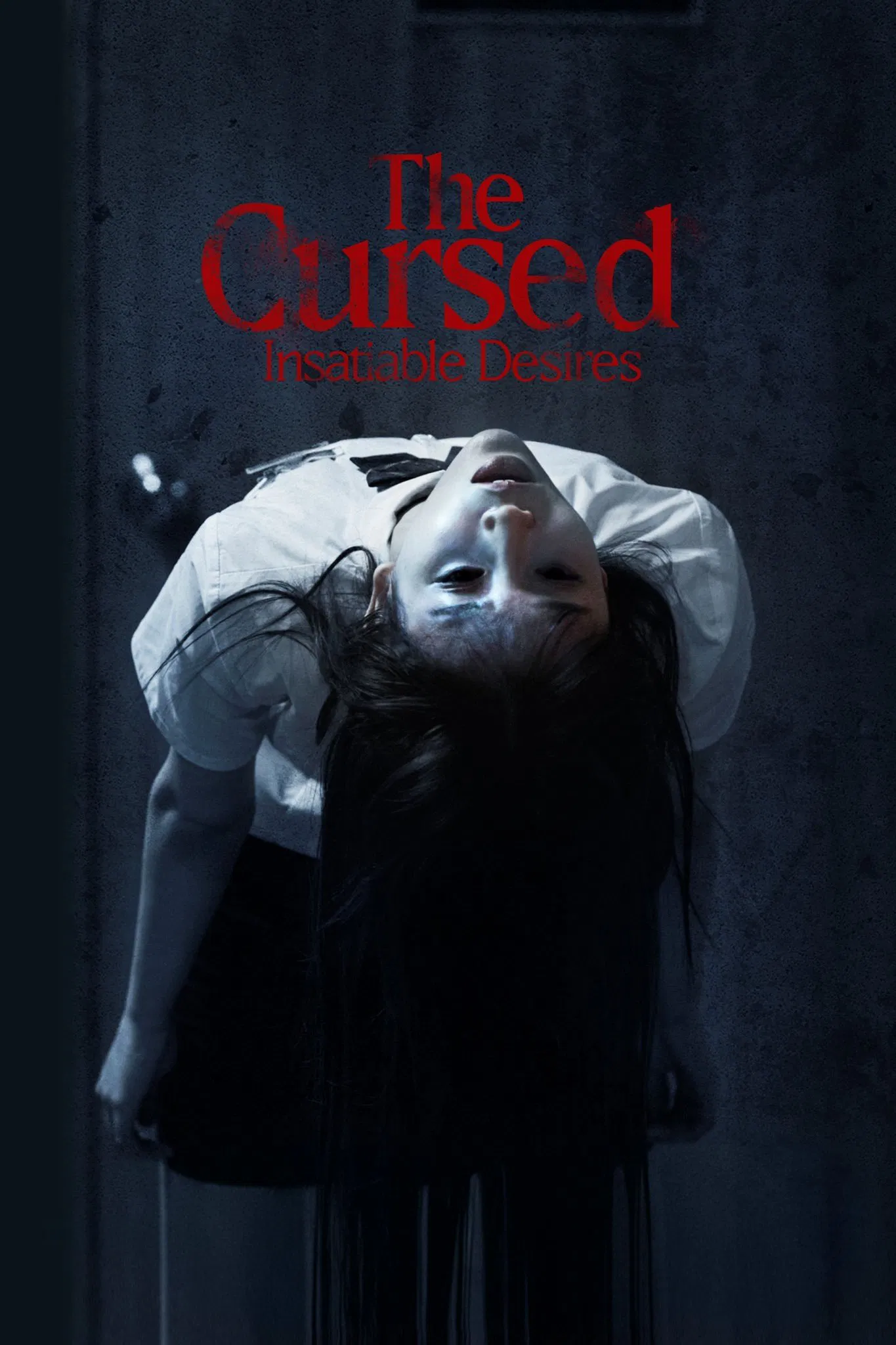 Poster chính thức của phim Phim Kinh Dị, Phim Giật Gân "Phiên Chợ Của Quỷ" (The Cursed: Insatiable Desires - 2025), với sự tham gia của diễn viên Moon Chae-won và Won Hyun-jun.