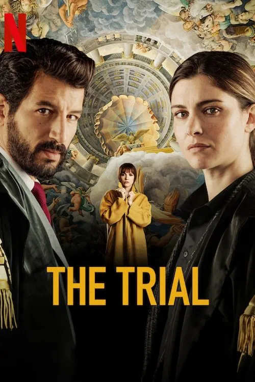 Poster chính thức của phim Phim Hình Sự, Phim Tâm Lý "Phiên tòa" (The Trial - 2019), với sự tham gia của diễn viên Vittoria Puccini và Francesco Scianna.