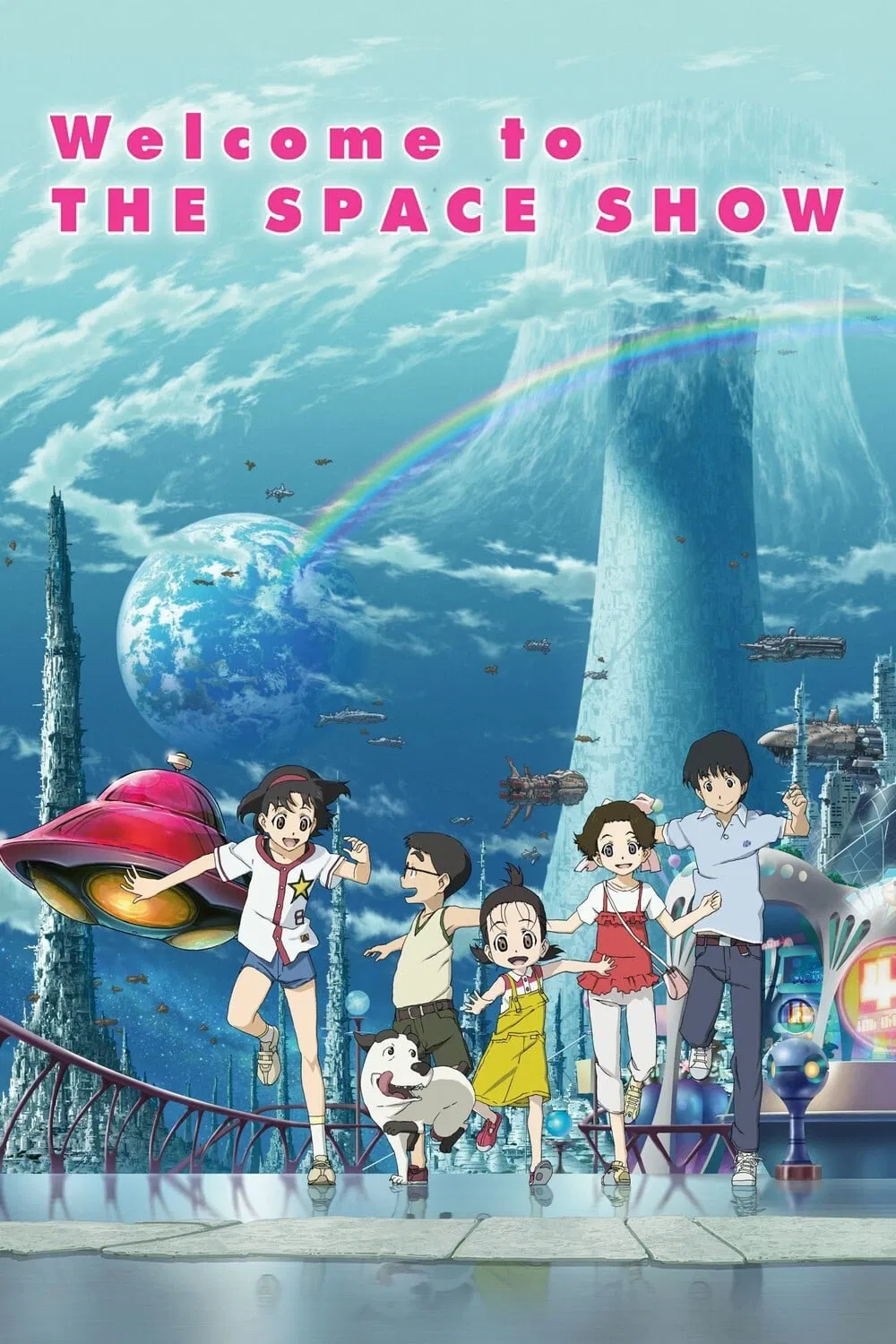 Poster chính thức của phim Phim Hoạt Hình, Phim Viễn Tưởng "Phiêu Lưu Ngoài Không Gian" (Welcome to the Space Show - 2010), với sự tham gia của diễn viên Takuto Yoshinaga và Tomoyo Kurosawa.