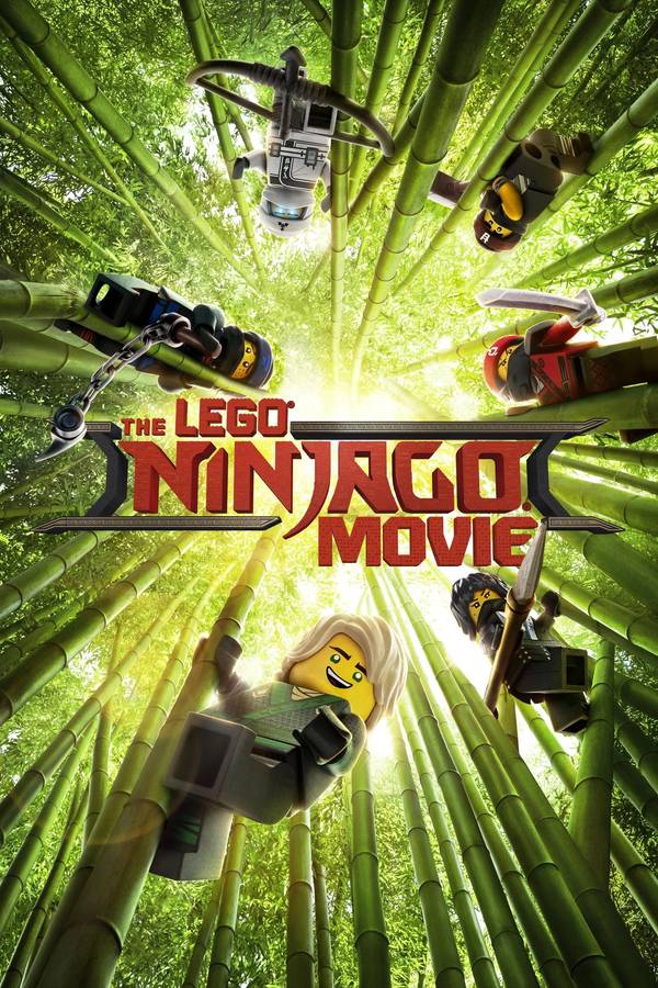 Poster chính thức của phim Phim Gia Đình, Phim Hài "Phim LEGO Ninjago" (The Lego Ninjago Movie - 2017), với sự tham gia của diễn viên Dave Franco và Justin Theroux.