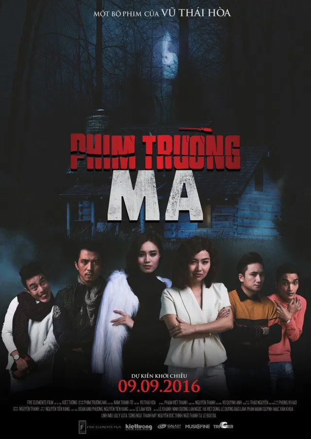 Poster chính thức của phim Phim Gia Đình, Phim Hài "Phim Trường Ma" (Phim Trường Ma - 2016), với sự tham gia của diễn viên Hà Việt Dũng và Ninh Dương Lan Ngọc.