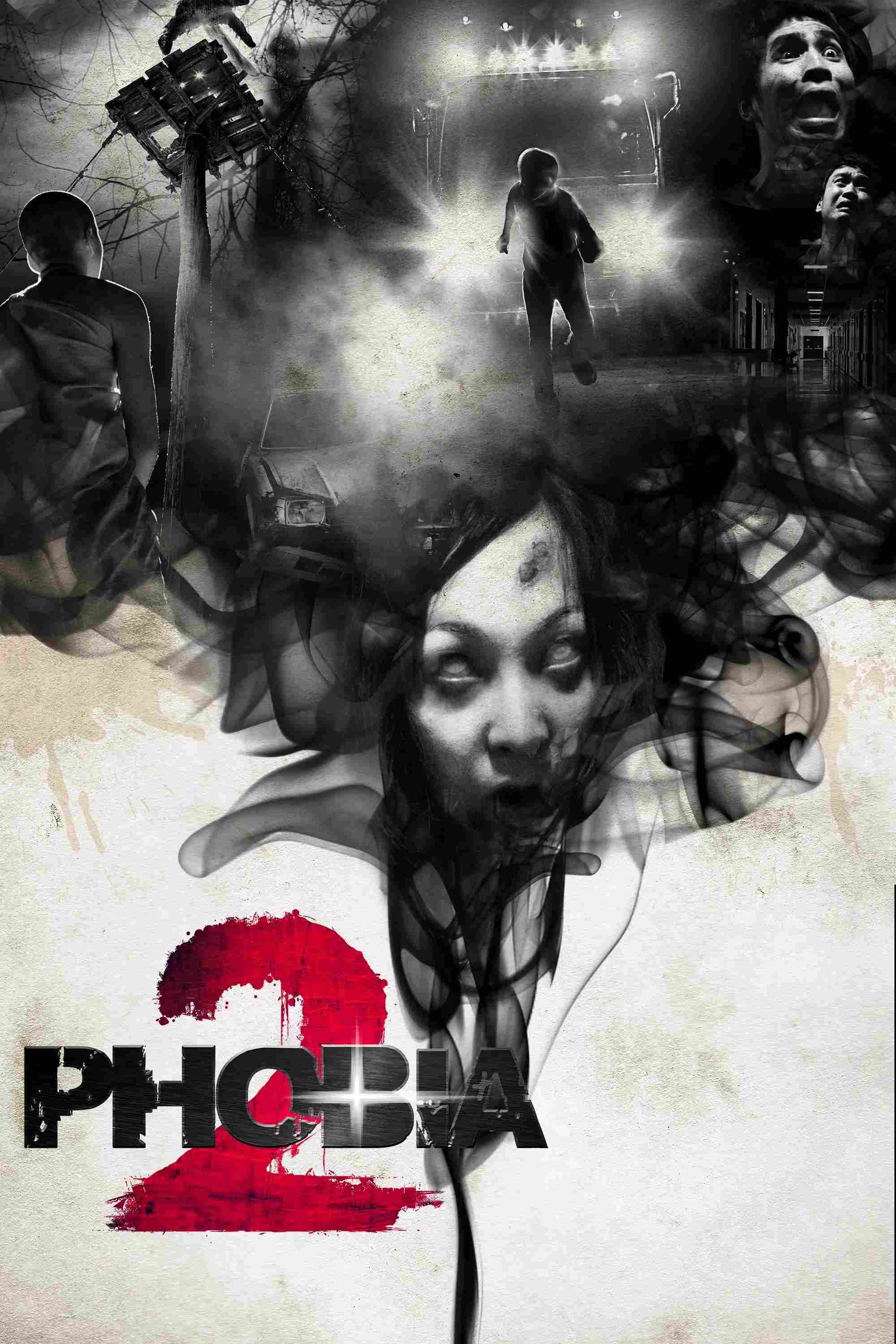 Poster chính thức của phim Phim Giật Gân, Phim Kinh Dị "Phobia 2" (Phobia 2 - 2009), với sự tham gia của diễn viên Jirayu La-ongmanee và Ray MacDonald.