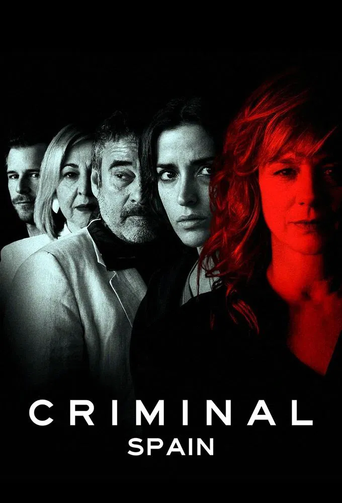 Poster chính thức của phim Phim Hình Sự, Phim Tâm Lý "Phòng thẩm vấn: Tây Ban Nha" (Criminal: Spain - 2019), với sự tham gia của diễn viên Emma Suárez và Jorge Bosch.