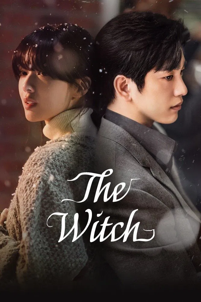 Poster chính thức của phim Phim Tâm Lý, Phim Bí Ẩn "Phù Thủy" (The Witch - 2025), với sự tham gia của diễn viên Jinyoung và Roh Jeong-eui.