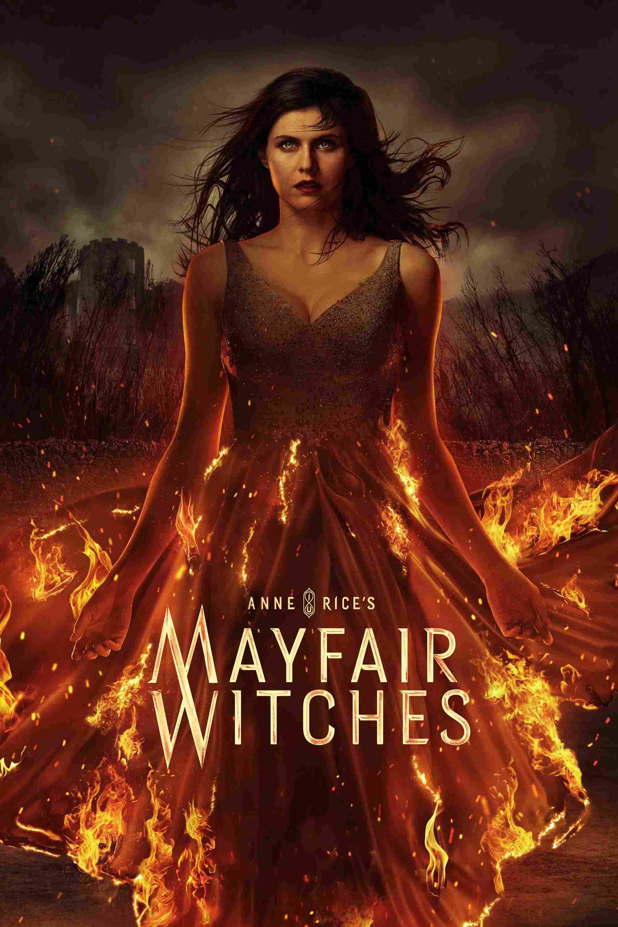 Poster chính thức của phim Phim Tâm Lý, Phim Viễn Tưởng & Giả Tưởng "Phù Thủy Mayfair (Phần 1)" (Mayfair Witches - 2023), với sự tham gia của diễn viên Alexandra Daddario và Tongayi Chirisa.