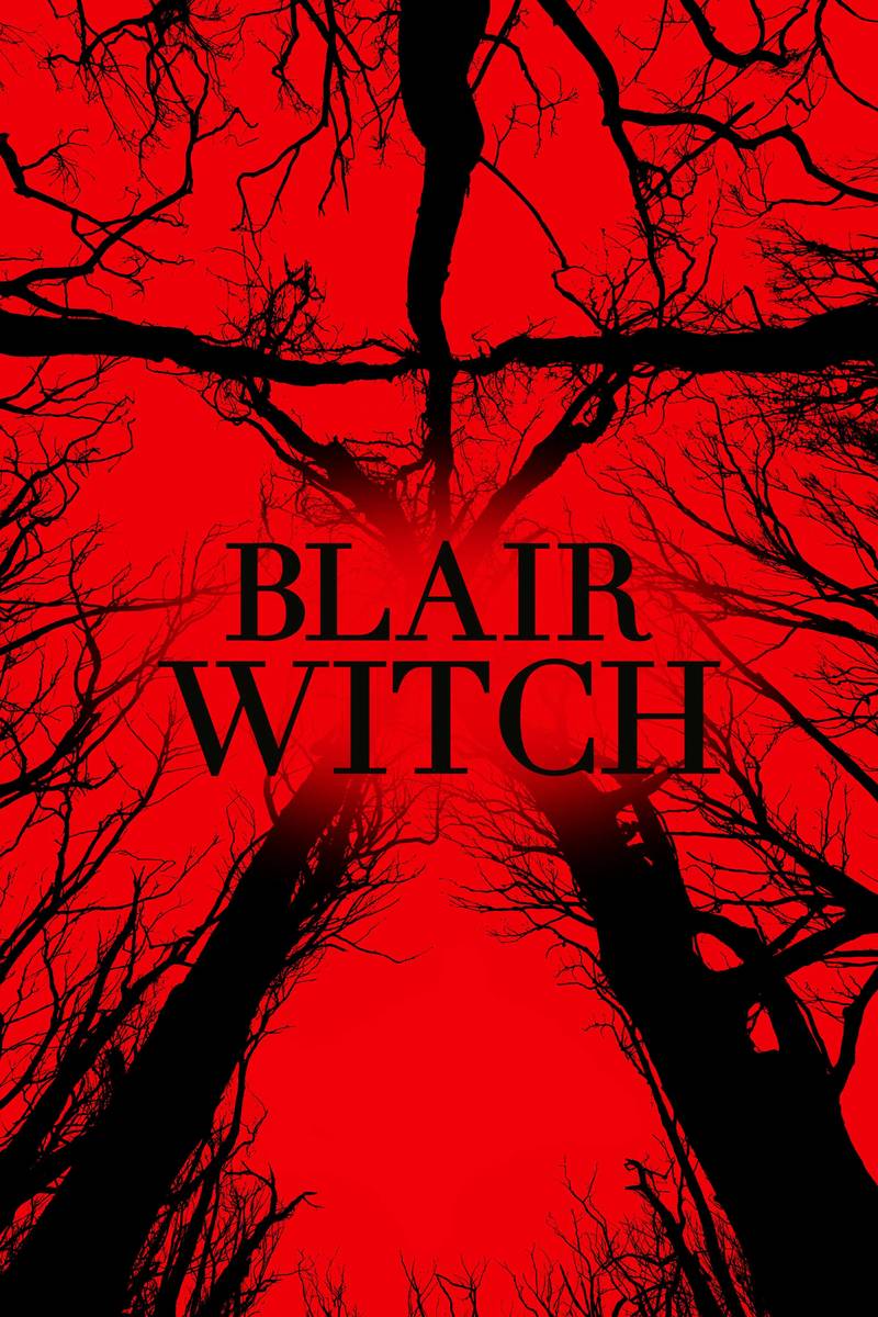 Poster chính thức của phim Phim Giật Gân, Phim Kinh Dị "Phù Thủy Rừng Blair" (Blair Witch - 2016), với sự tham gia của diễn viên James Allen McCune và Callie Hernandez.