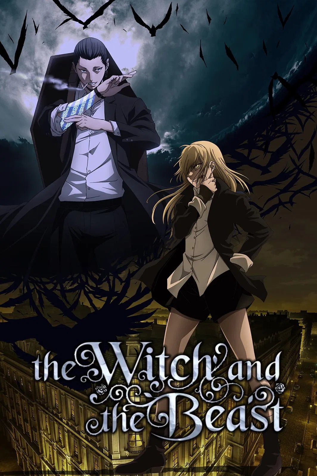 Poster chính thức của phim Phim Hoạt Hình, Phim Viễn Tưởng & Giả Tưởng "Phù Thủy Và Quái Thú" (The Witch and the Beast - 2024), với sự tham gia của diễn viên You Taichi và Toshiyuki Morikawa.