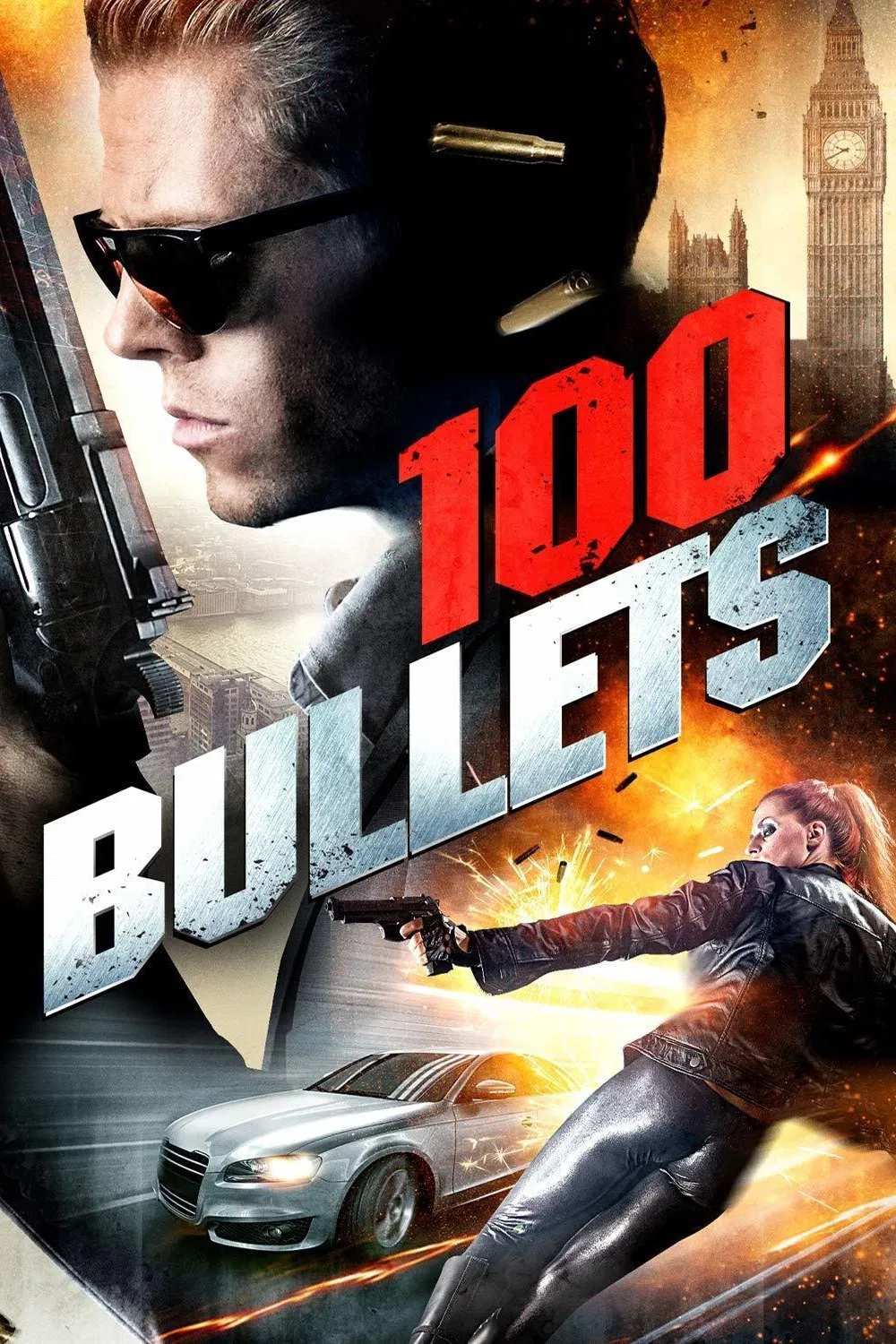 Poster chính thức của phim Phim Hành Động "Phượng Hoàng Lửa" (100 Bullets - 2016), với sự tham gia của diễn viên Stefan Boehm và Ronin Traynor.