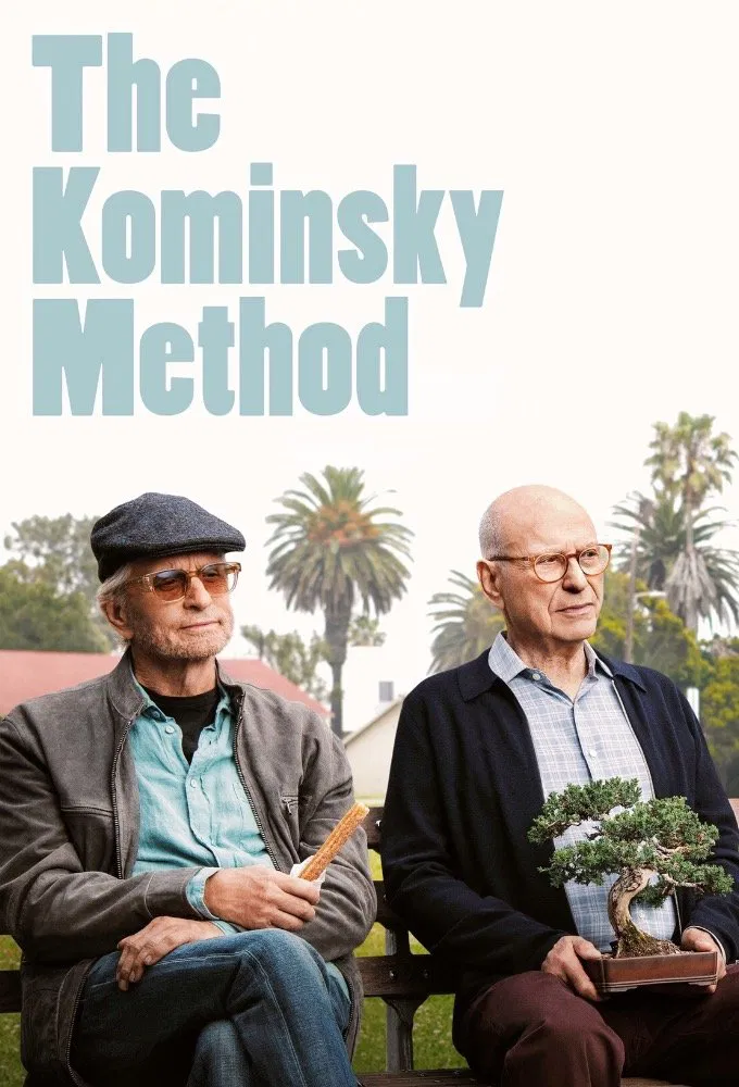 Poster chính thức của phim Phim Hài, Phim Tâm Lý "Phương Pháp Kominsky (Phần 1)" (The Kominsky Method - 2018), với sự tham gia của diễn viên Michael Douglas và Sarah Baker.