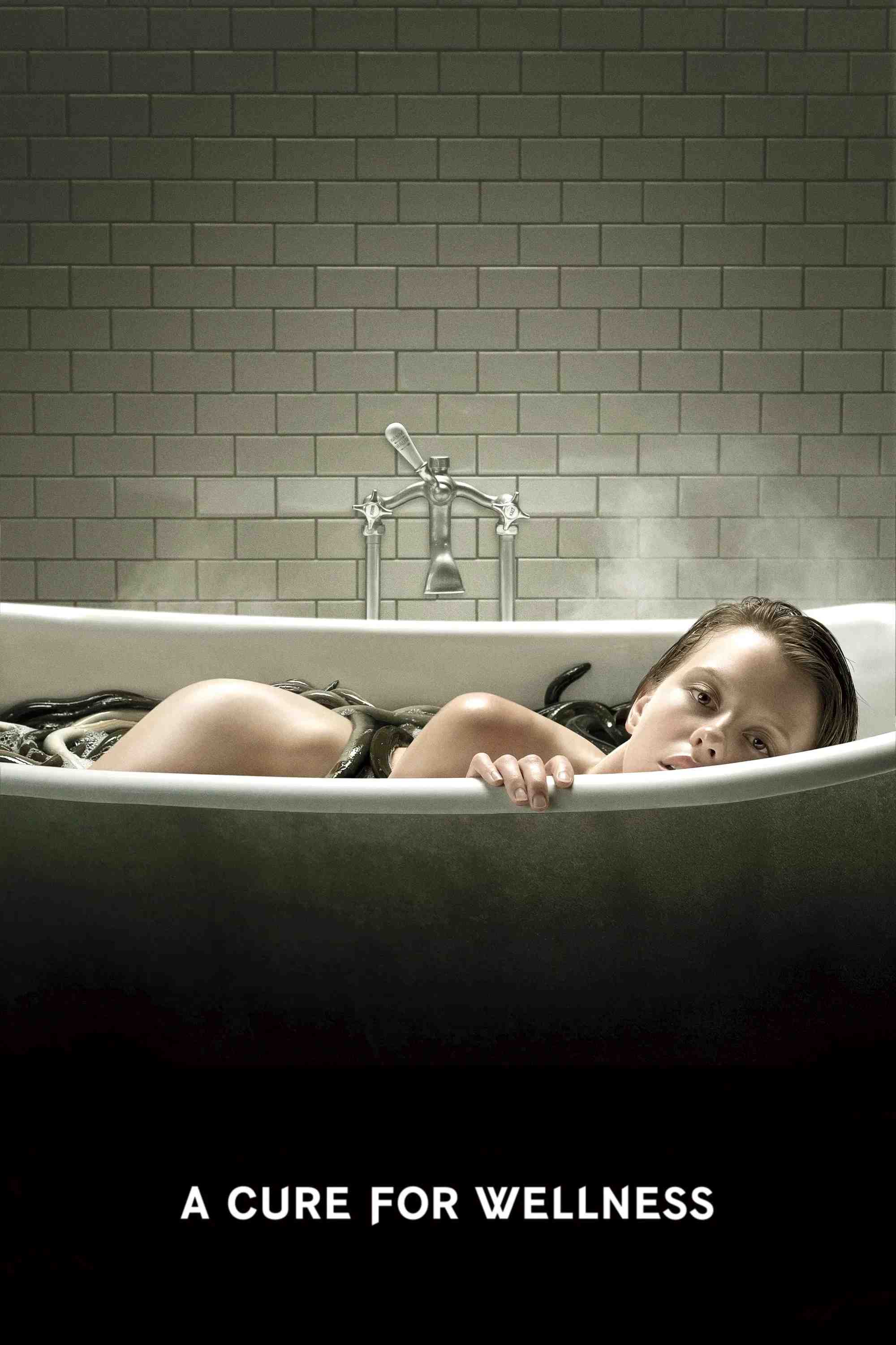 Poster chính thức của phim Phim Kinh Dị, Phim Bí Ẩn "Phương Thuốc Kỳ Bí" (A Cure for Wellness - 2017), với sự tham gia của diễn viên Dane DeHaan và Jason Isaacs.