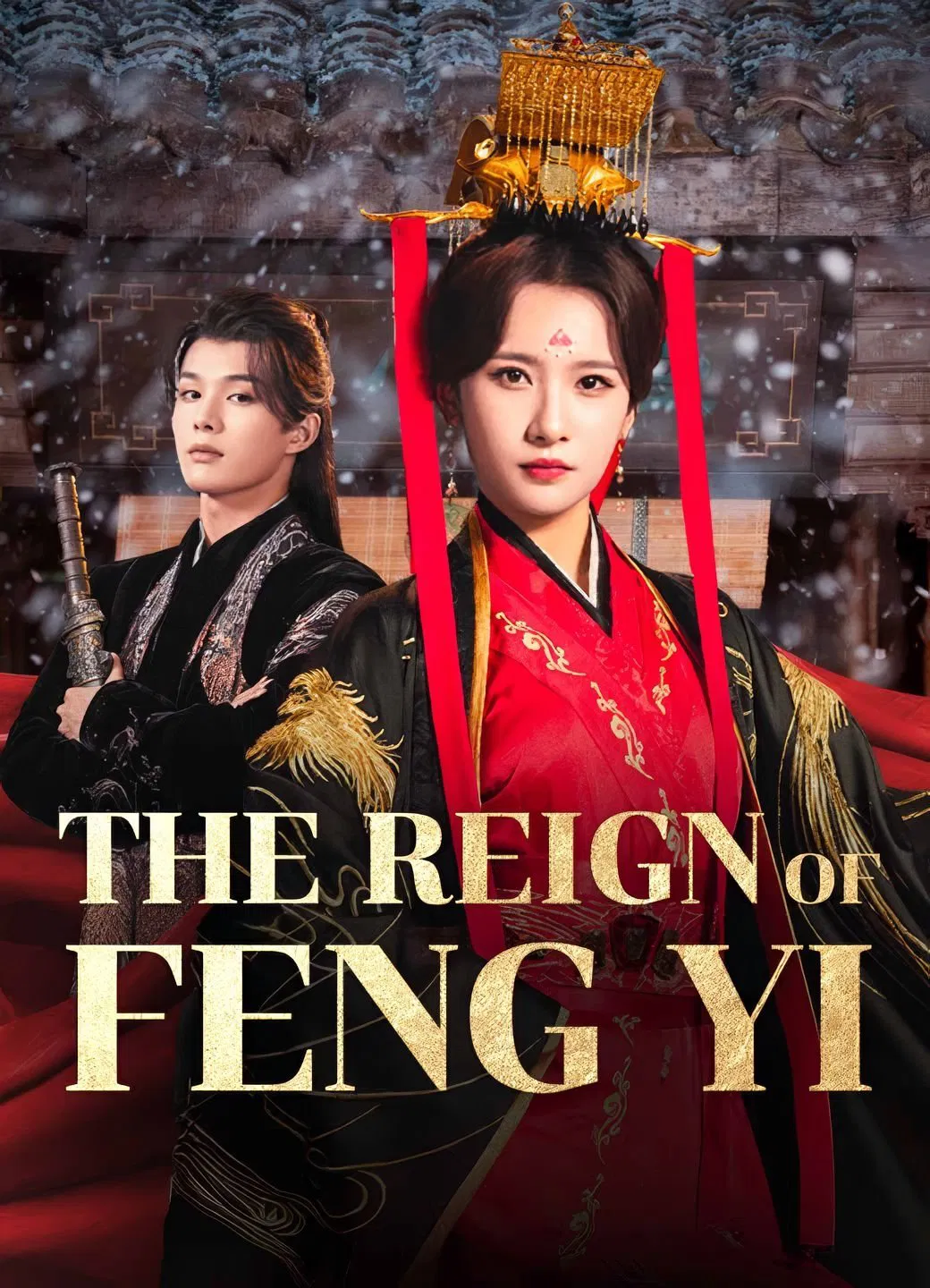 Poster chính thức của phim Phim Tâm Lý "Phượng Ý Thiên Hạ" (The Reign of Feng Yi - 2024), với sự tham gia của diễn viên Tống Chiêu Nghệ và Chen Jianyu.