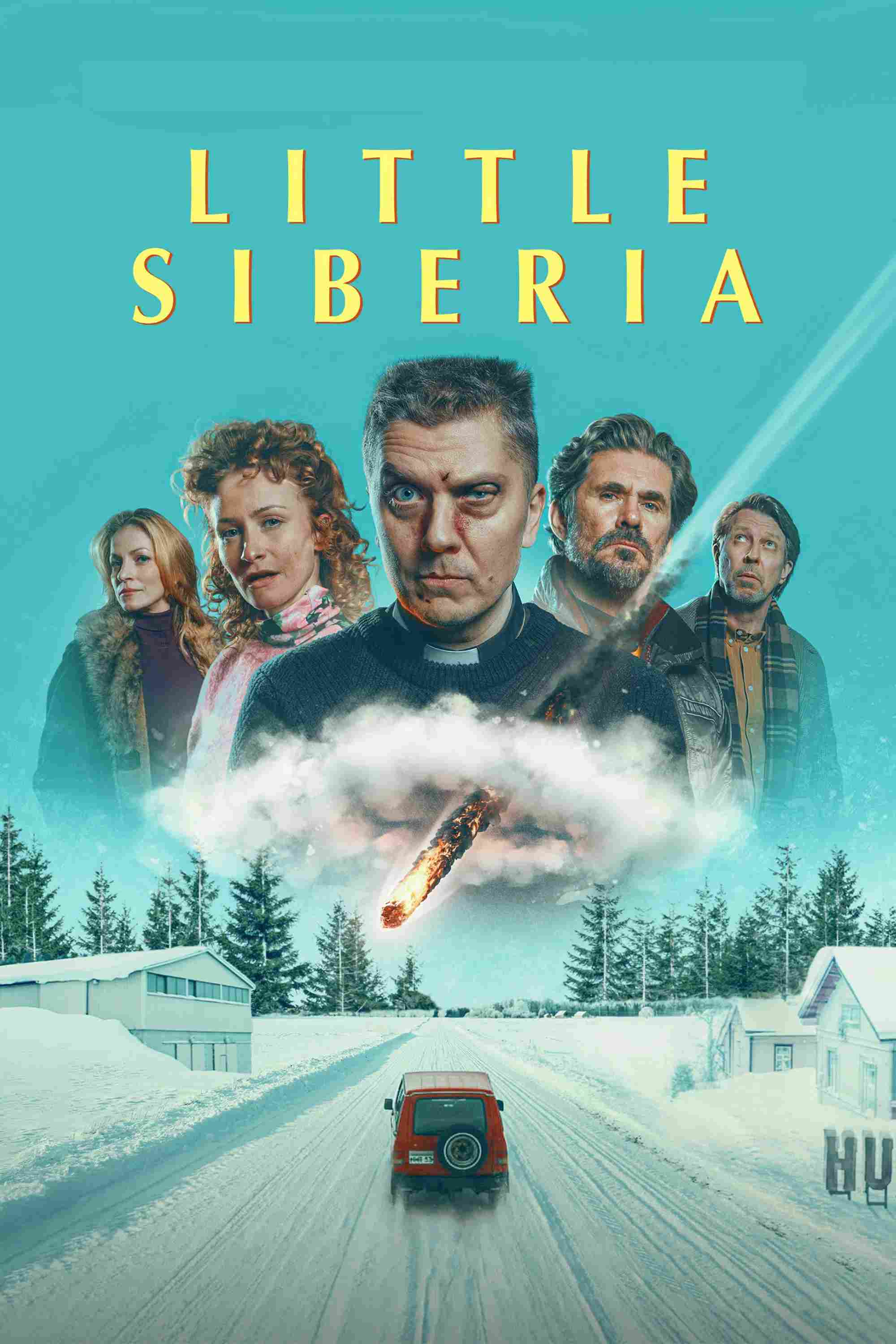 Poster chính thức của phim Phim Hài, Phim Giật Gân "Pikku-Siperia" (Little Siberia - 2025), với sự tham gia của diễn viên Eero Ritala và Malla Malmivaara.