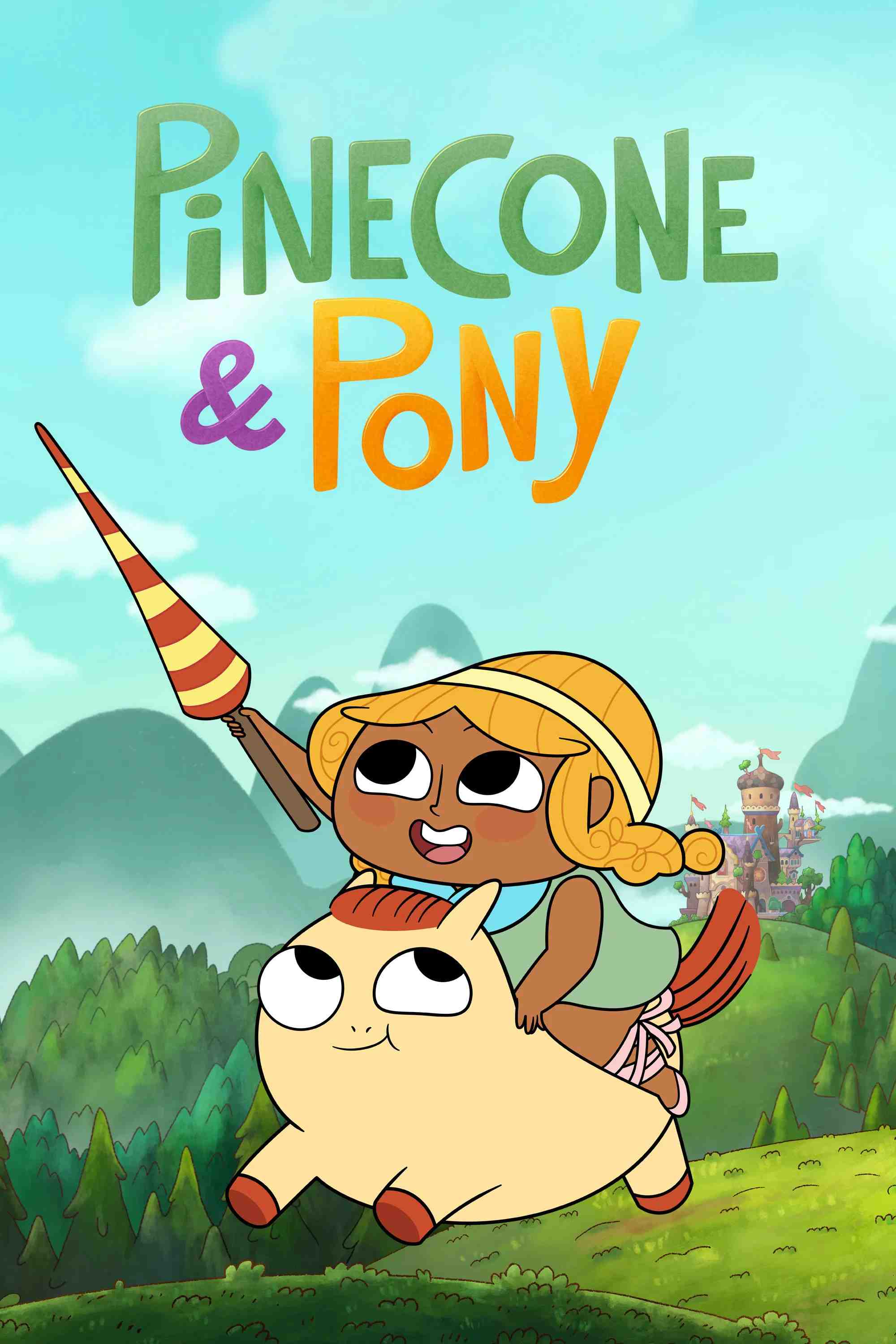 Poster chính thức của phim Phim Hoạt Hình, Phim Gia Đình "Pinecone & Pony (Phần 1)" (Pinecone & Pony - 2022), với sự tham gia của diễn viên Maria Nash và Andy Hull.