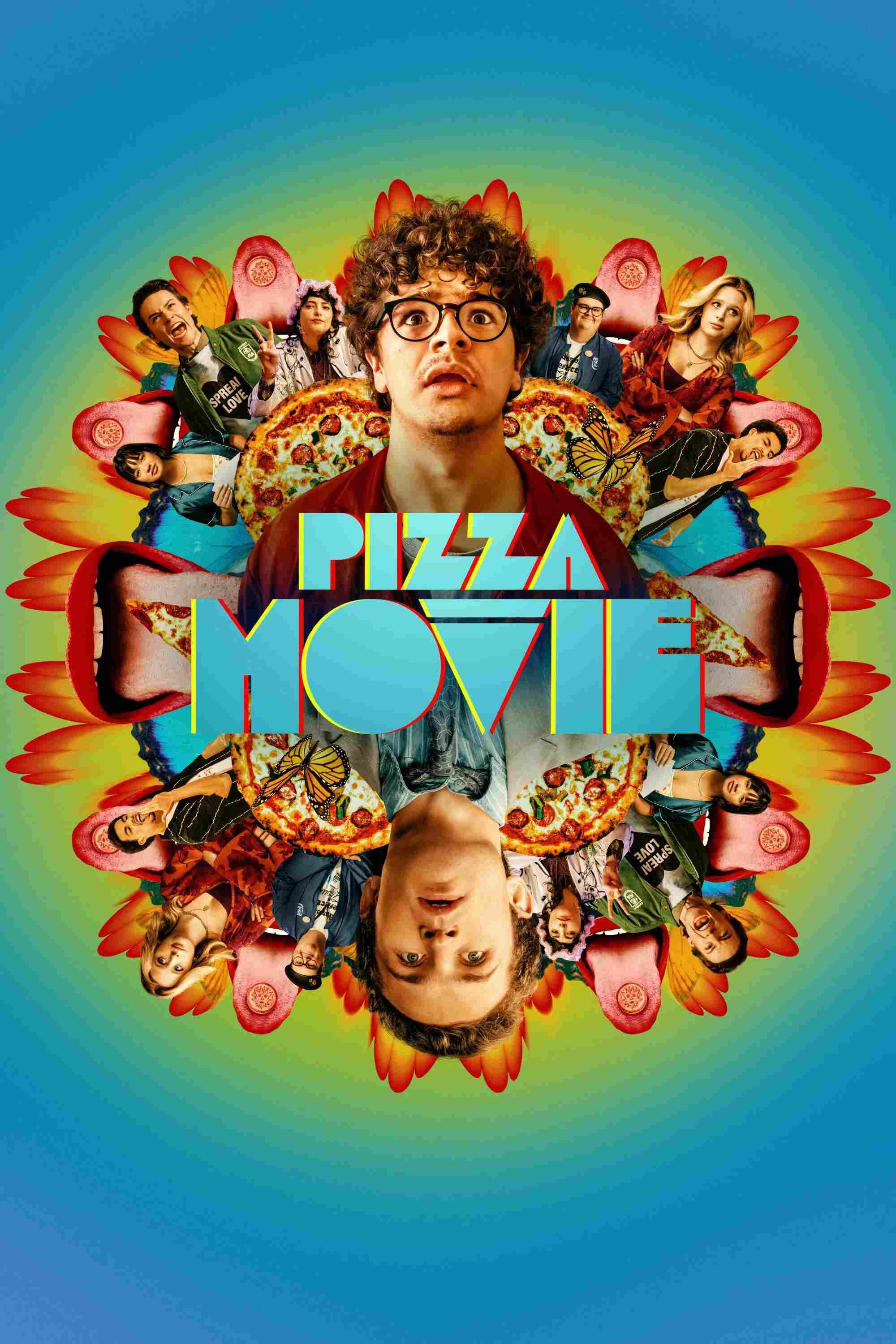 Poster chính thức của phim Phim Hài "Pizza Phê Pha" (Pizza Movie - 2026), với sự tham gia của diễn viên Gaten Matarazzo và Sean Giambrone.