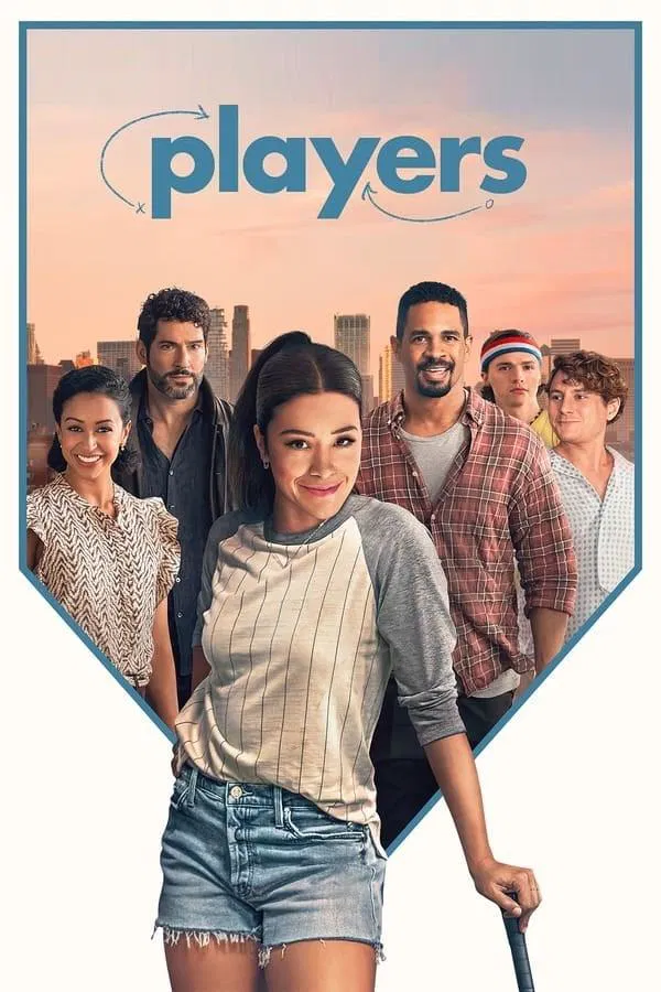 Poster chính thức của phim Phim Tình Cảm, Phim Hài "Players" (Players - 2024), với sự tham gia của diễn viên Gina Rodriguez và Damon Wayans Jr.