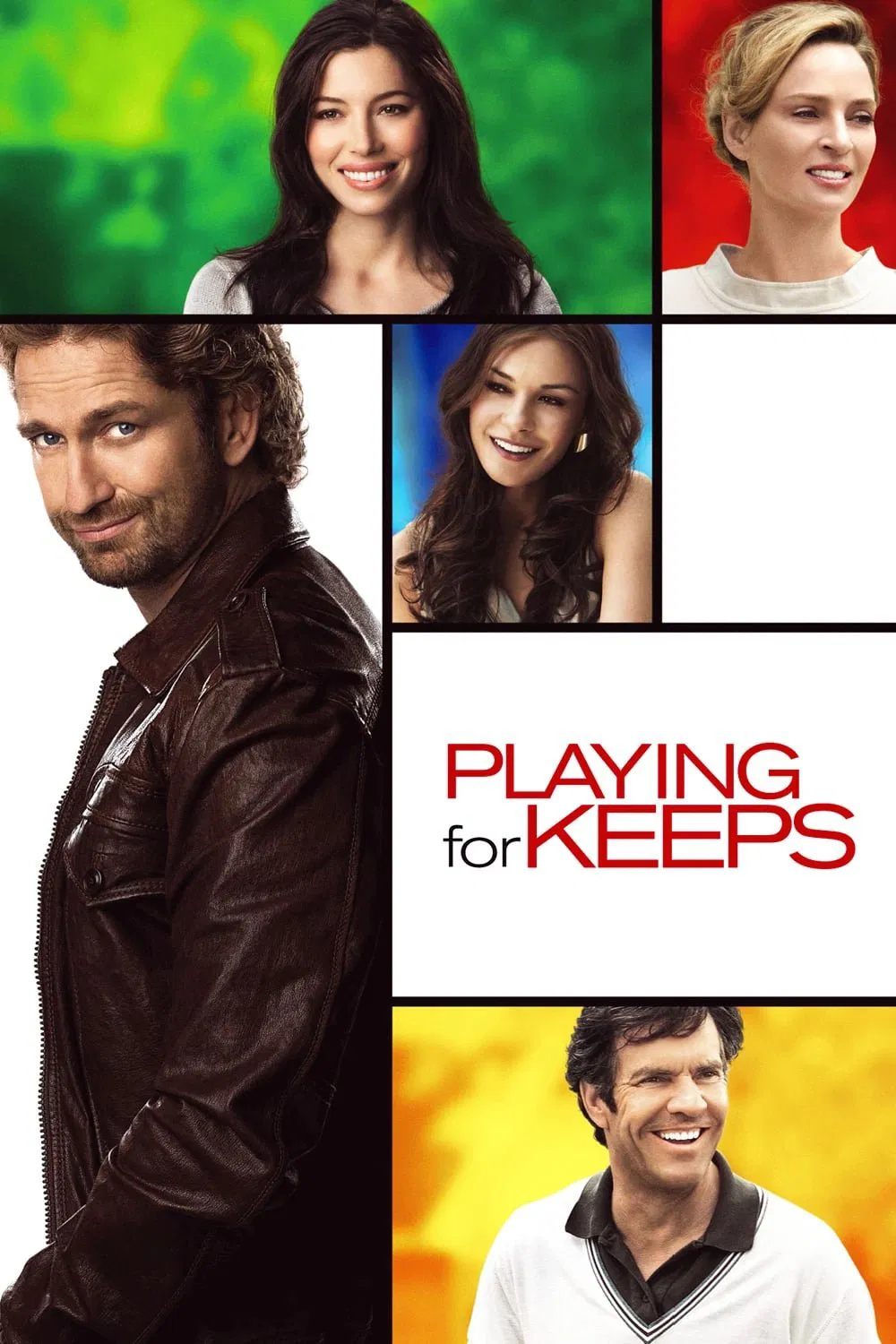 Poster chính thức của phim Phim Hài, Phim Tình Cảm "Playing for Keeps" (Playing for Keeps - 2012), với sự tham gia của diễn viên Gerard Butler và Jessica Biel.