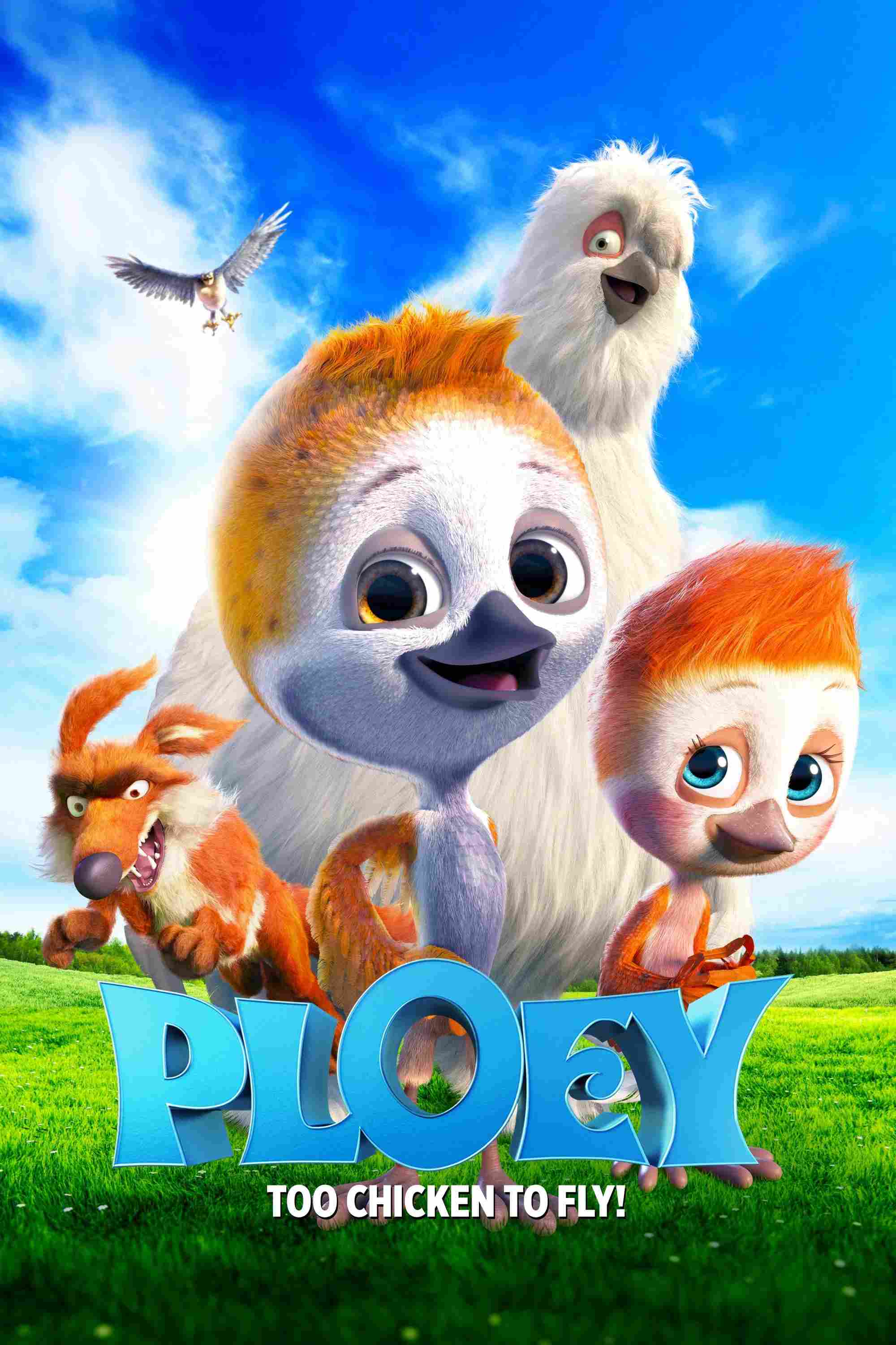Poster chính thức của phim Phim Hoạt Hình, Phim Gia Đình "Ploey: Bay Đi Đừng Sợ" (Ploey: You Never Fly Alone - 2018), với sự tham gia của diễn viên Jamie Oram và Sean Astin.