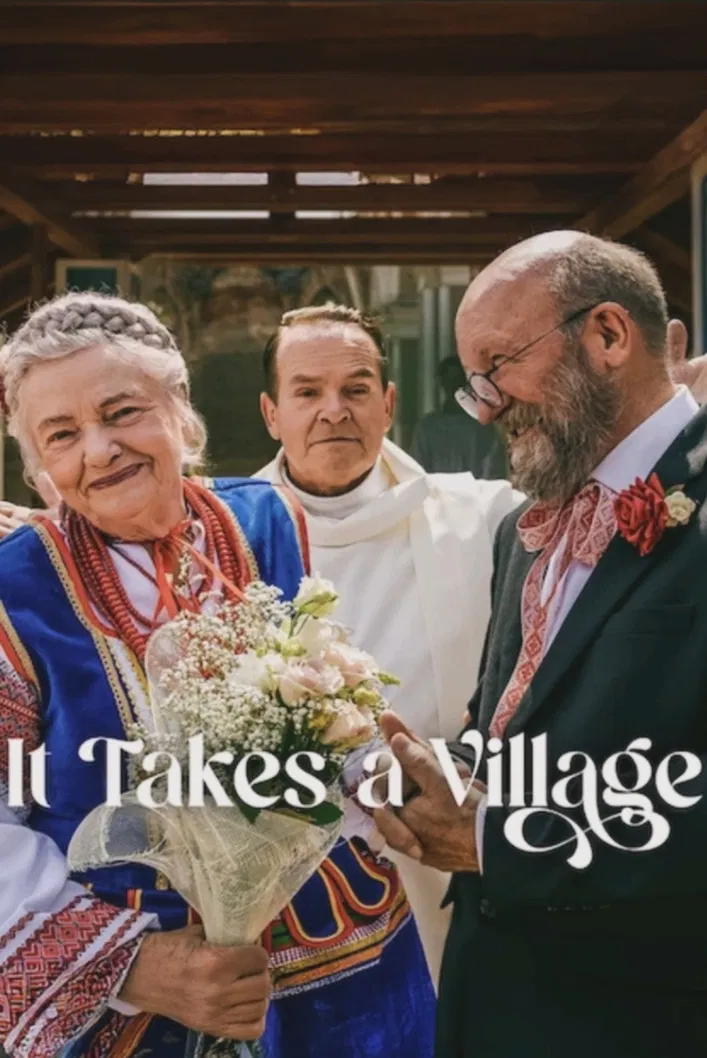 Poster chính thức của phim Phim Hài "Podlasie" (It Takes a Village - 2026), với sự tham gia của diễn viên Anna Seniuk và Artur Barciś.