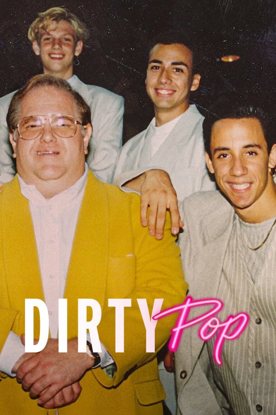 Poster chính thức của phim Phim Tài Liệu, Phim Hình Sự "Pop bẩn: Vụ lừa đảo nhóm nhạc nam" (Dirty Pop: The Boy Band Scam - 2024).