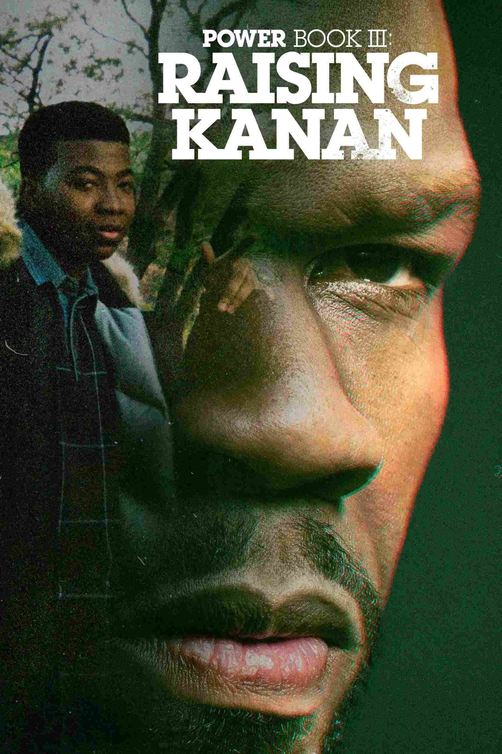 Poster chính thức của phim Phim Tâm Lý, Phim Hình Sự "Power Book III: Raising Kanan (Phần 5)" (Power Book III: Raising Kanan - 2021), với sự tham gia của diễn viên Mekai Curtis và Patina Miller.