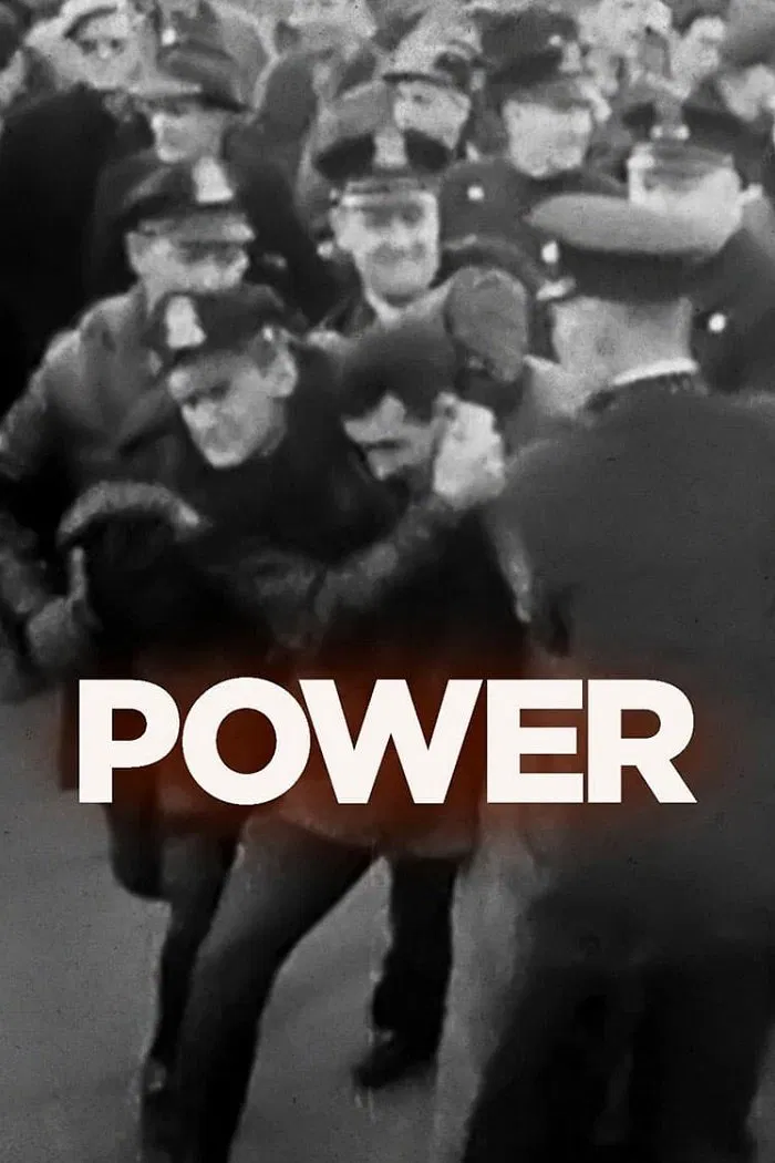 Poster chính thức của phim Phim Tài Liệu "Power: Quyền lực cảnh sát" (Power - 2024), với sự tham gia của diễn viên Yance Ford và Huey P. Newton.