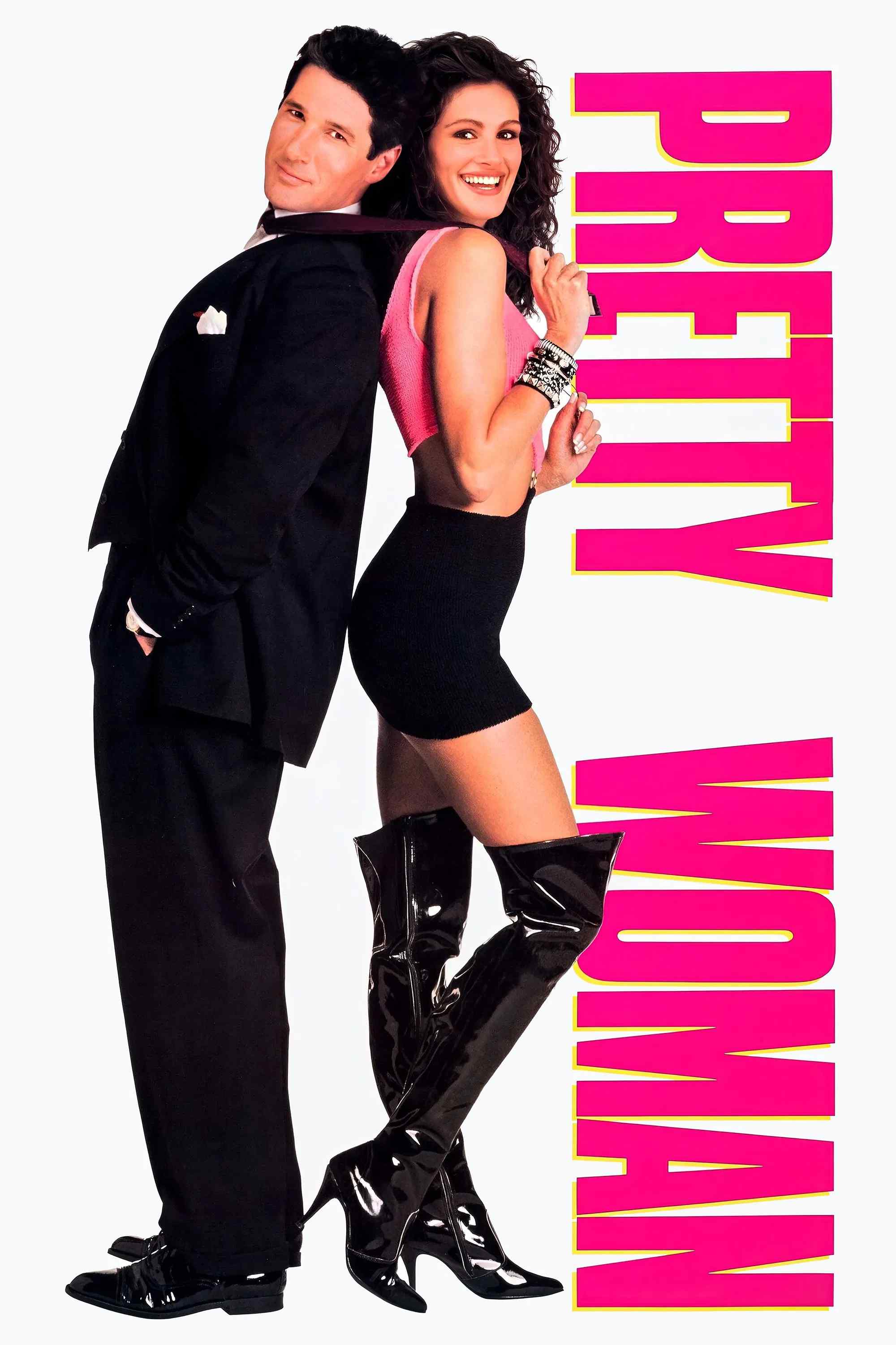 Poster chính thức của phim Phim Tình Cảm, Phim Hài "Pretty Woman" (Pretty Woman - 1990), với sự tham gia của diễn viên Richard Gere và Julia Roberts.