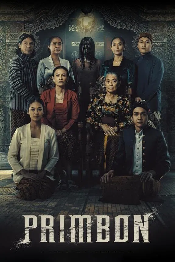 Poster chính thức của phim Phim Tâm Lý, Phim Kinh Dị "Primbon" (Primbon - 2023), với sự tham gia của diễn viên Flavio Zaviera và Happy Salma.