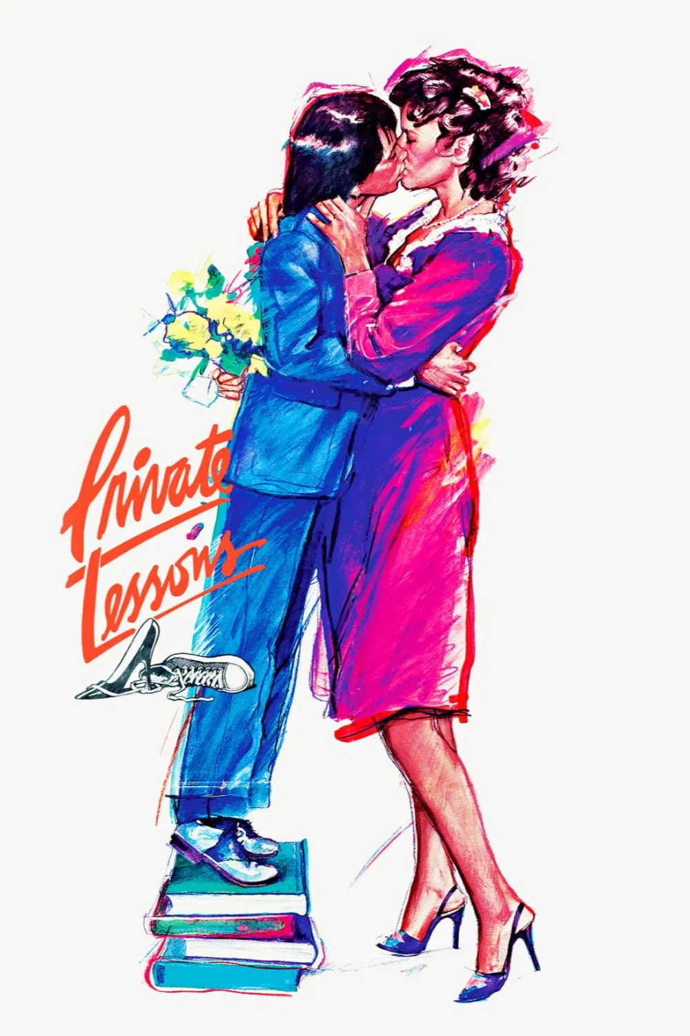Poster chính thức của phim Phim Hài, Phim Tình Cảm "Private Lessons" (Private Lessons - 1981), với sự tham gia của diễn viên Sylvia Kristel và Howard Hesseman.