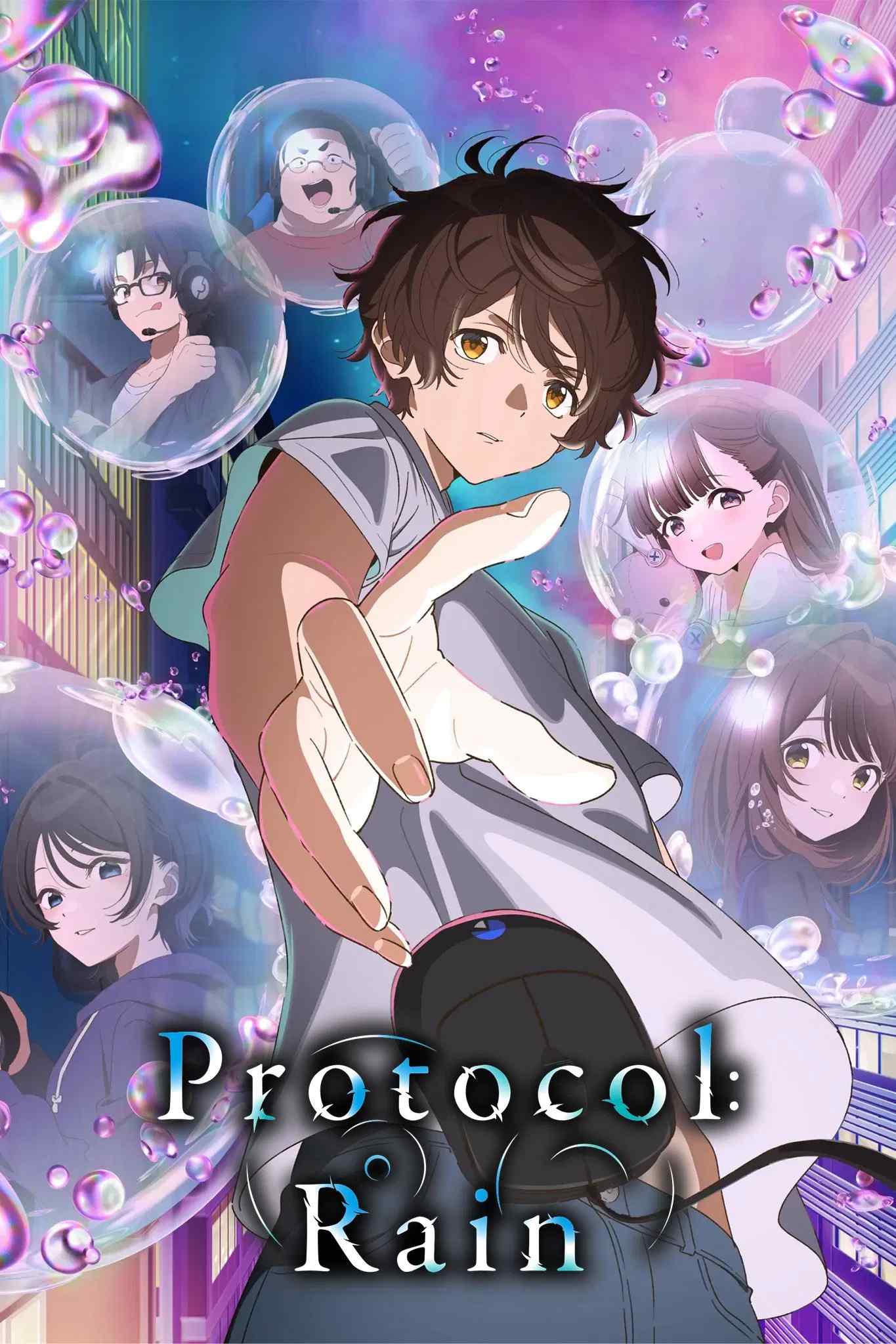 Poster chính thức của phim Phim Hoạt Hình, Phim Hài "Protocol: Sắc Mưa Của Chúng Ta" (Protocol: Rain - 2023), với sự tham gia của diễn viên Kensho Ono và Sora Amamiya.