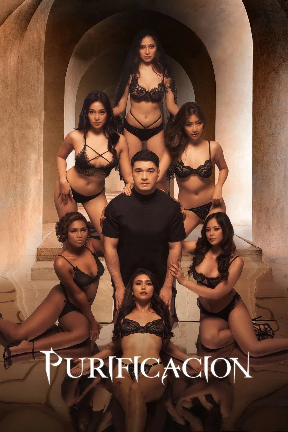 Poster chính thức của phim Phim Giật Gân "Purificacion" (Purificacion - 2022), với sự tham gia của diễn viên Cara Gonzales và Josef Elizalde.