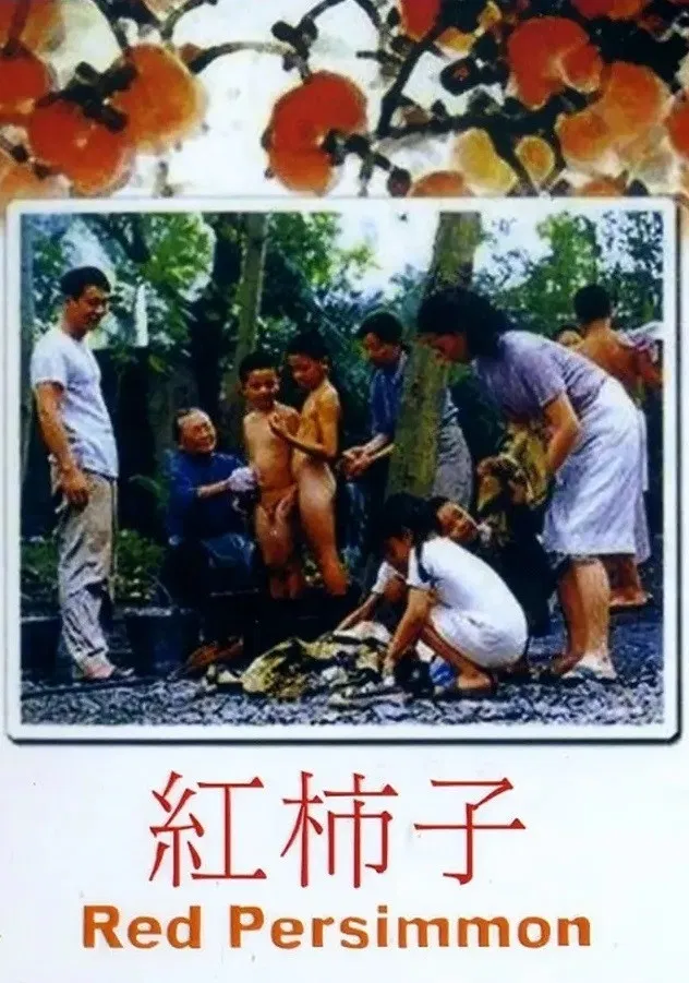Poster chính thức của phim Phim Tâm Lý "Quả Hồng Đỏ" (Red Persimmon - 1996), với sự tham gia của diễn viên Shih Chun và Chang Shih.