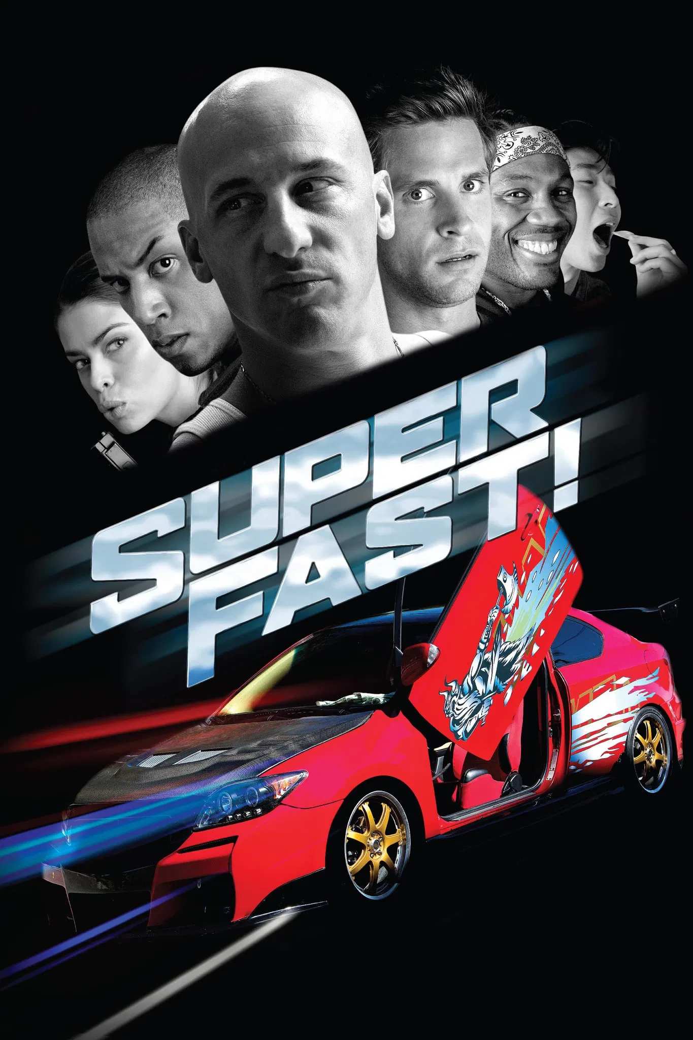 Poster chính thức của phim Phim Hài, Phim Hành Động "Quá Nhanh Quá Dữ" (Superfast! - 2015), với sự tham gia của diễn viên Alex Ashbaugh và Dale Pavinski.