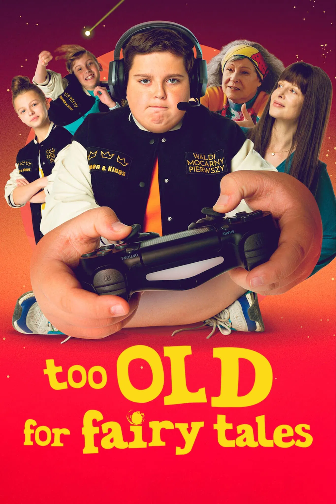 Poster chính thức của phim Phim Gia Đình, Phim Hài "Quá tuổi để đọc cổ tích" (Too Old for Fairy Tales - 2022), với sự tham gia của diễn viên Dorota Kolak và Karolina Gruszka.