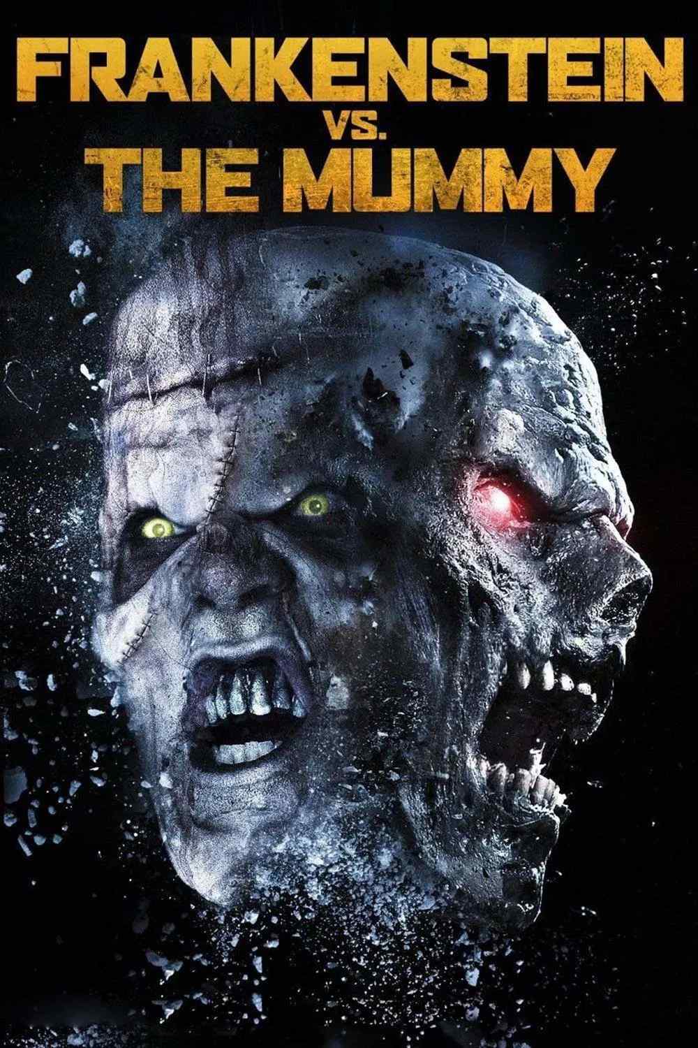 Poster chính thức của phim Phim Kinh Dị "Quái Nhân Đối Đầu" (Frankenstein vs. The Mummy - 2015), với sự tham gia của diễn viên Max Rhyser và Ashton Leigh.