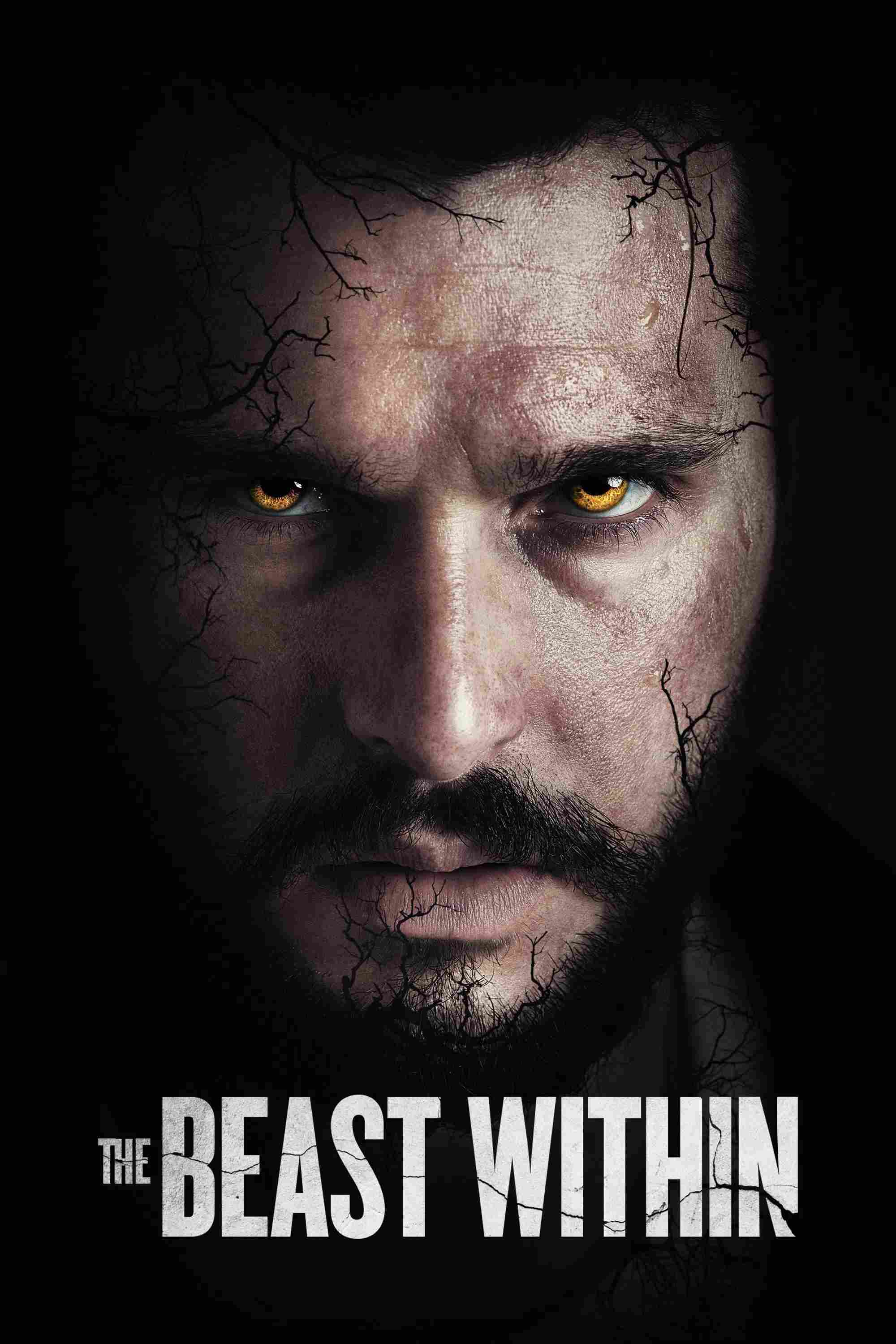 Poster chính thức của phim Phim Kinh Dị, Phim Tâm Lý "Quái Thú Bên Trong" (The Beast Within - 2024), với sự tham gia của diễn viên Kit Harington và Ashleigh Cummings.