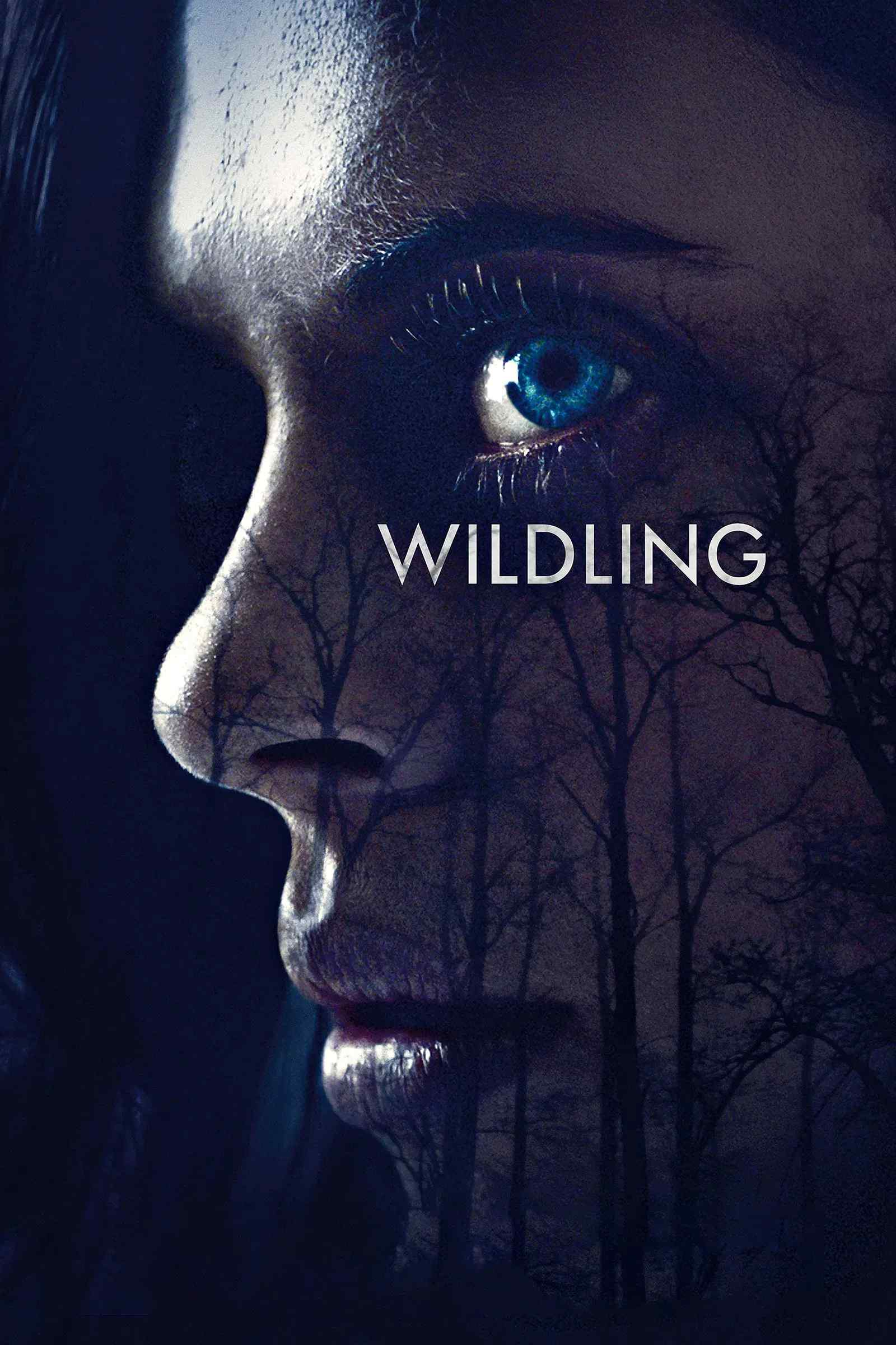 Poster chính thức của phim Phim Kinh Dị, Phim Giả Tượng "Quái Thú Rừng Sâu" (Wildling - 2018), với sự tham gia của diễn viên Bel Powley và Liv Tyler.