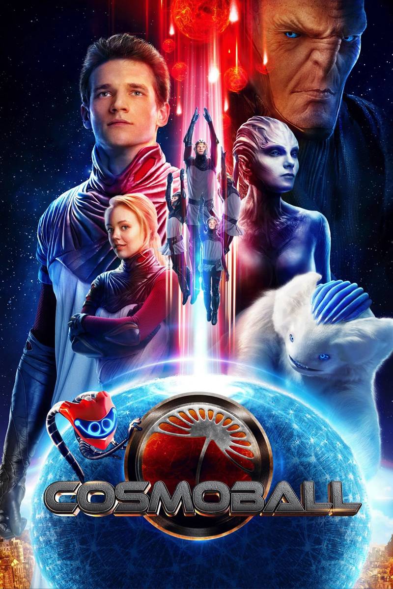 Poster chính thức của phim Phim Viễn Tưởng, Phim Phiêu Lưu "Quái Thú Sao Hỏa" (Cosmoball - 2020), với sự tham gia của diễn viên Evgeny Romantsov và Victoria Agalakova.