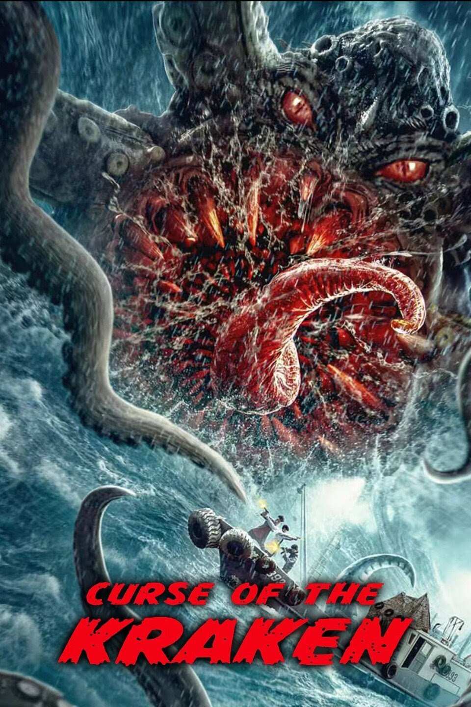 Poster chính thức của phim Phim Giật Gân, Phim Kinh Dị "Quái Vật Biển" (Curse of the Kraken - 2020), với sự tham gia của diễn viên Zhang Yuenan và Xun Sun.