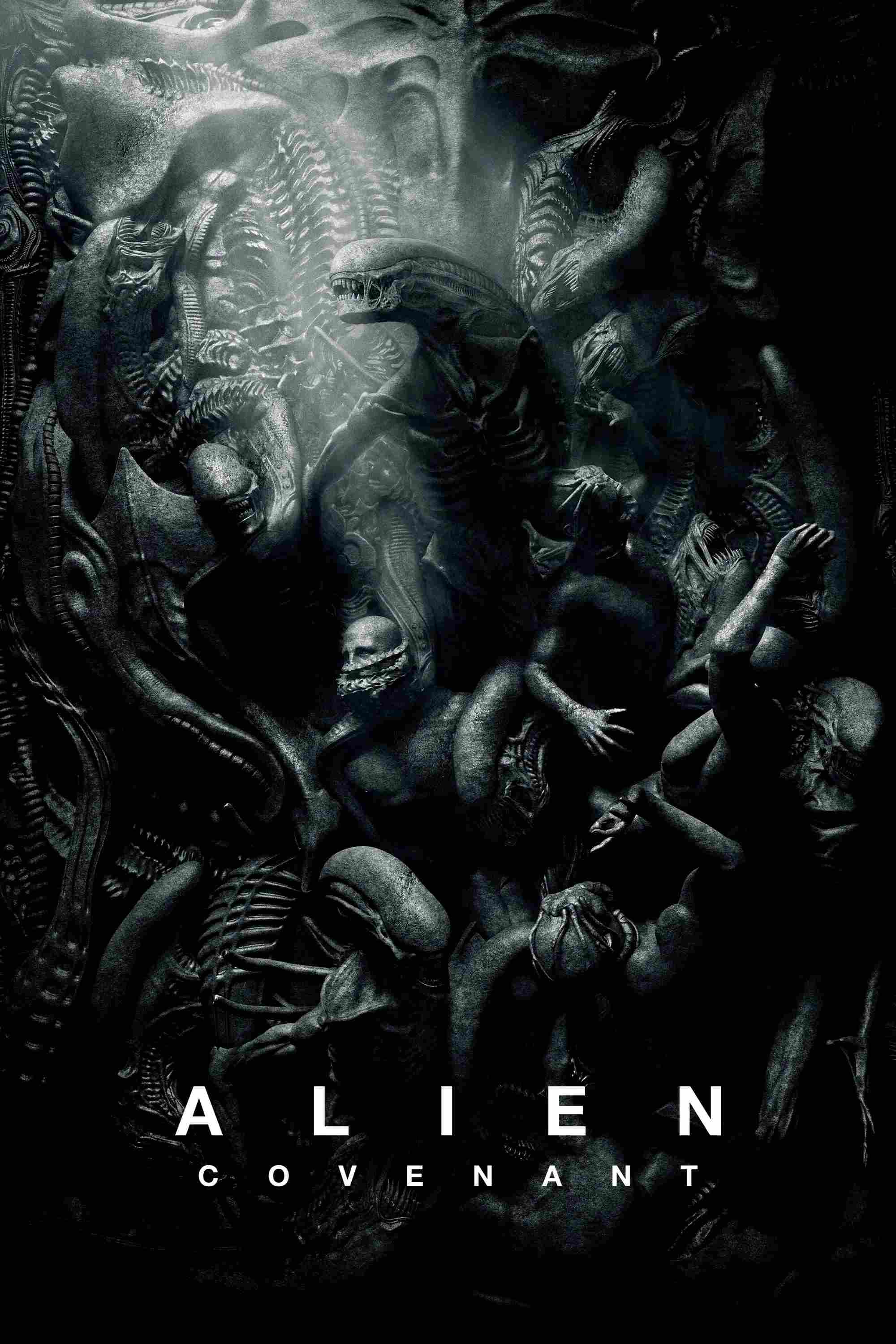 Poster chính thức của phim Phim Kinh Dị, Phim Viễn Tưởng "Quái Vật Không Gian" (Alien: Covenant - 2017), với sự tham gia của diễn viên Michael Fassbender và Katherine Waterston.