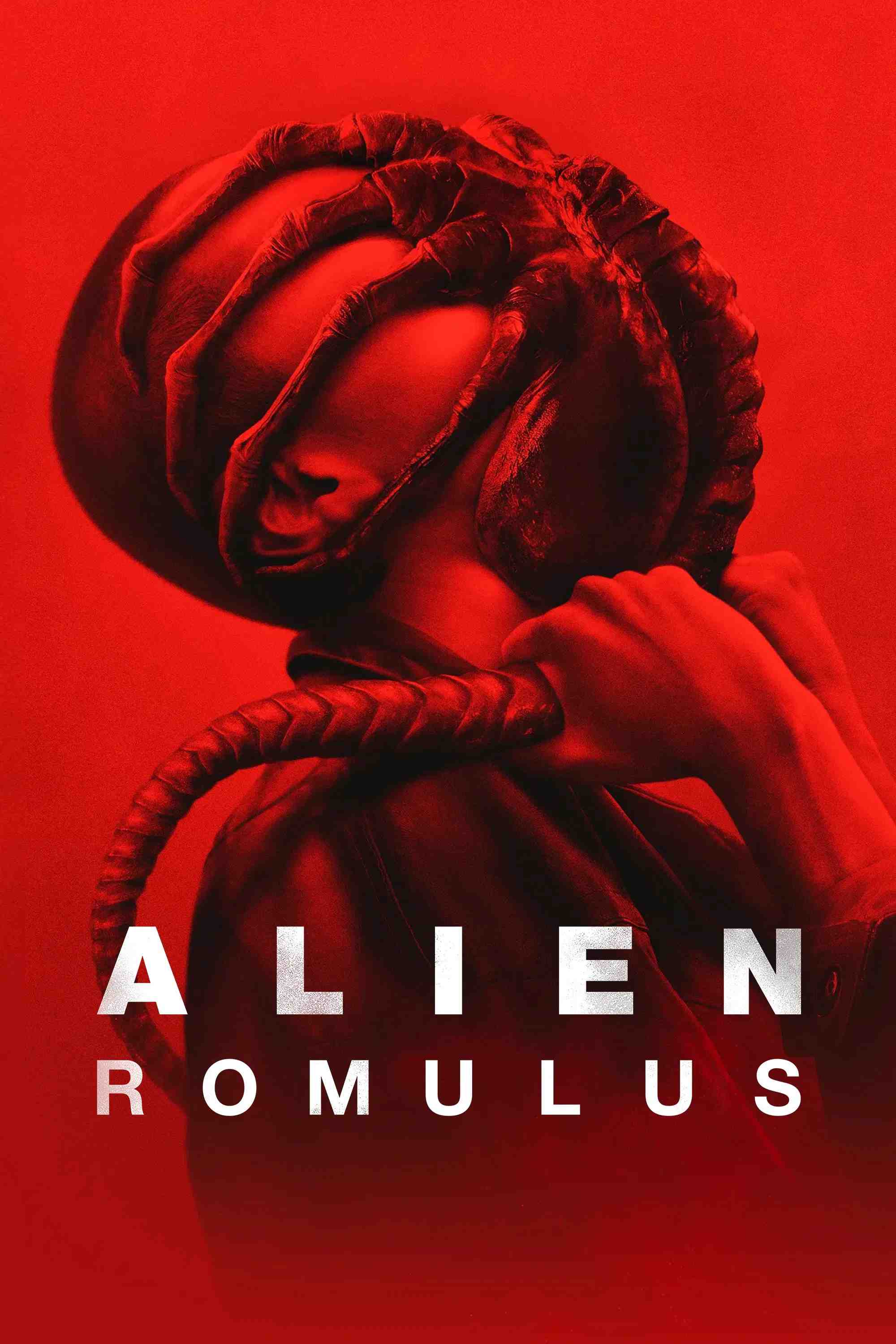 Poster chính thức của phim Phim Kinh Dị, Phim Viễn Tưởng "Quái Vật Không Gian: Romulus" (Alien: Romulus - 2024), với sự tham gia của diễn viên Cailee Spaeny và David Jonsson.