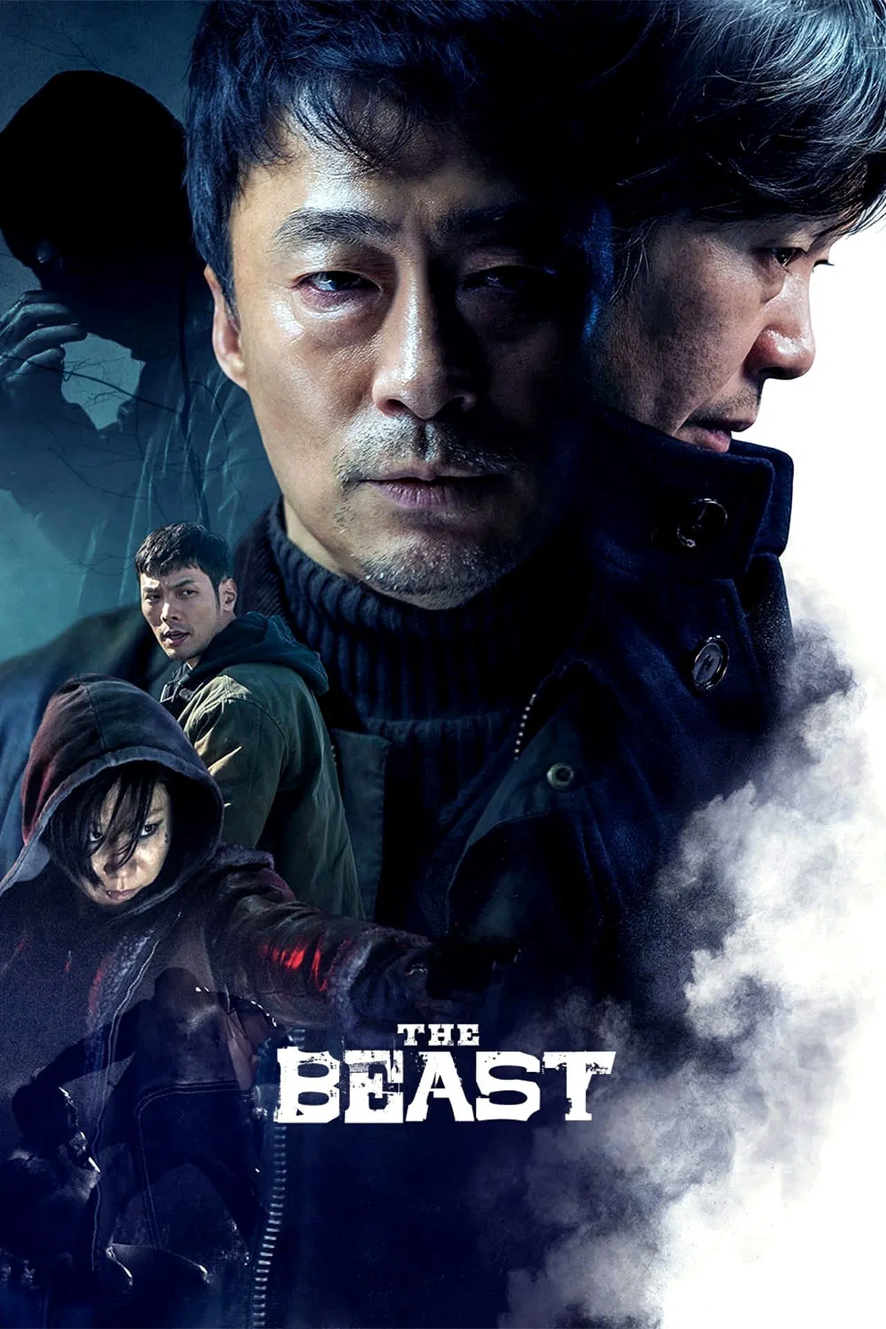Poster chính thức của phim Phim Hình Sự, Phim Hành Động "Quái Vật" (The Beast - 2019), với sự tham gia của diễn viên Lee Sung-min và You Chea-myung.