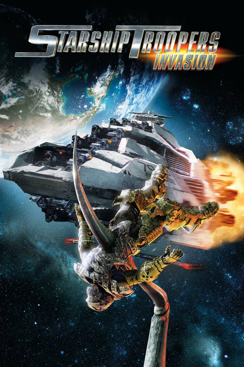 Poster chính thức của phim Phim Hoạt Hình, Phim Hành Động "Quái Vật Vũ Trụ" (Starship Troopers: Invasion - 2012), với sự tham gia của diễn viên Luci Christian và David Anthony Matranga.