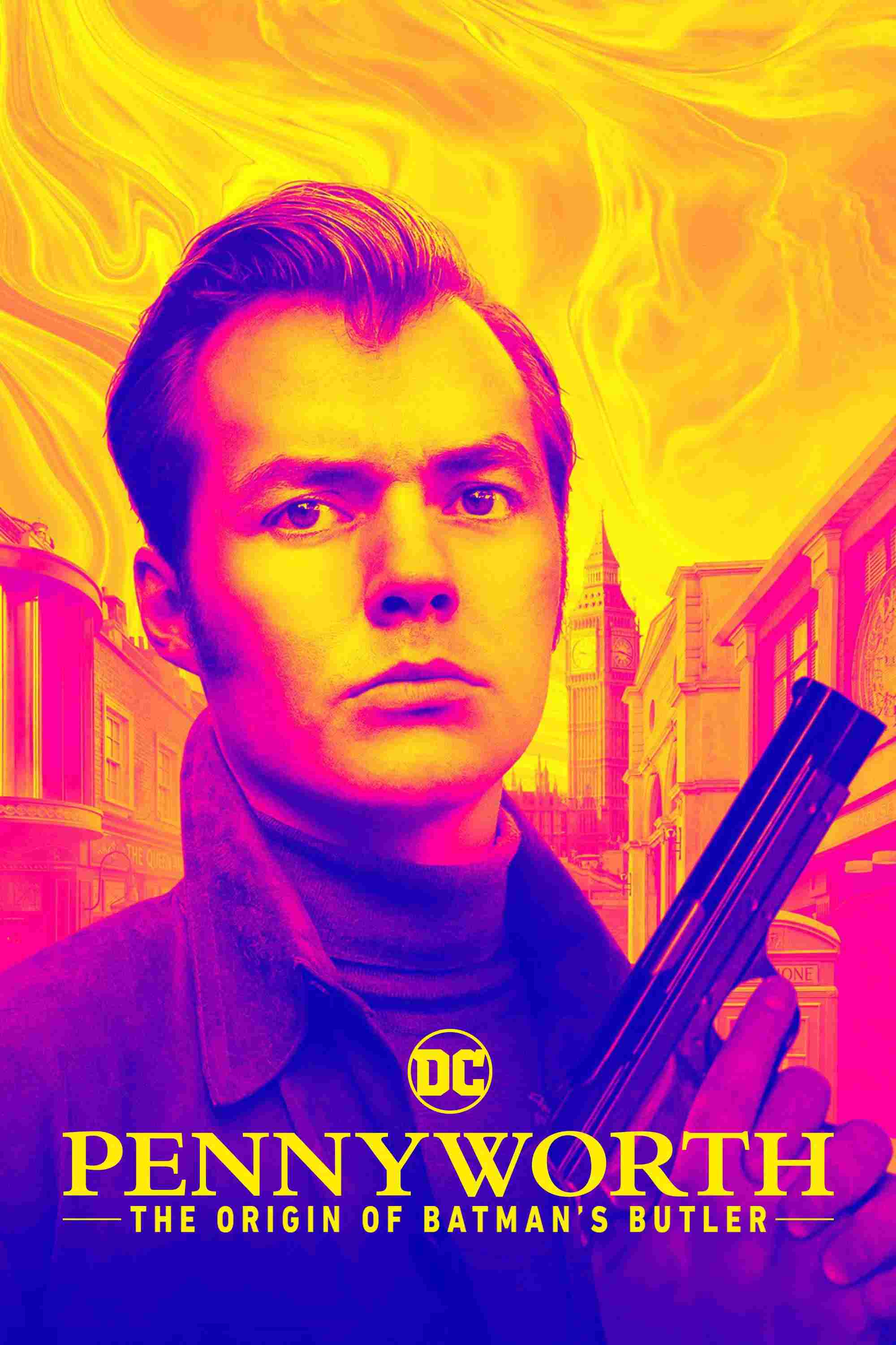 Poster chính thức của phim Phim Tâm Lý, Phim Hình Sự "Quản Gia Người Dơi (Phần 1)" (Pennyworth: The Origin of Batman's Butler - 2019), với sự tham gia của diễn viên Jack Bannon và Ben Aldridge.