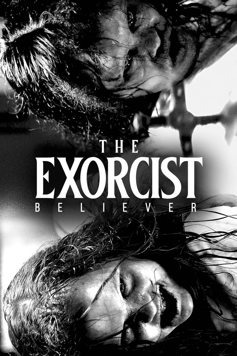 Poster chính thức của phim Phim Kinh Dị, Phim Giật Gân "Quỷ Ám: Tín Đồ" (The Exorcist: Believer - 2023), với sự tham gia của diễn viên Leslie Odom Jr. và Lidya Jewett.