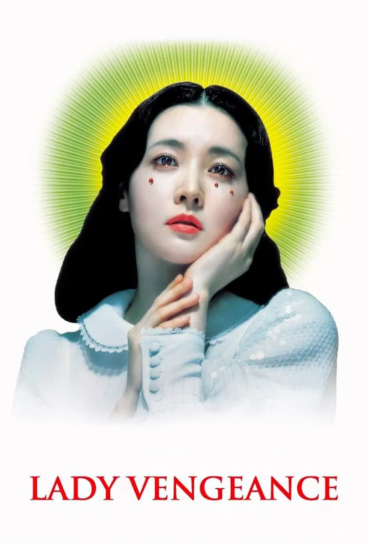 Poster chính thức của phim Phim Tâm Lý, Phim Giật Gân "Quý cô báo thù" (Lady Vengeance - 2005), với sự tham gia của diễn viên Lee Young-ae và Choi Min-sik.